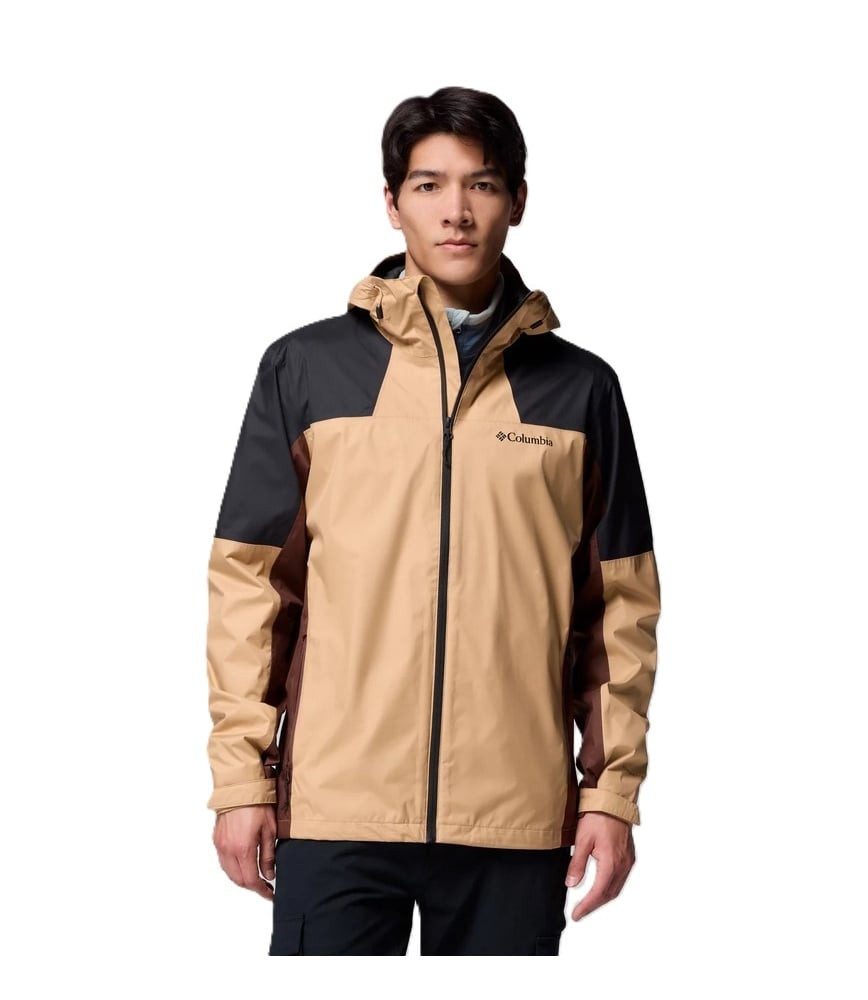 Columbia Regenjacke Inner Limits III (Omni-Tech) hellbraun/schwarz Herren