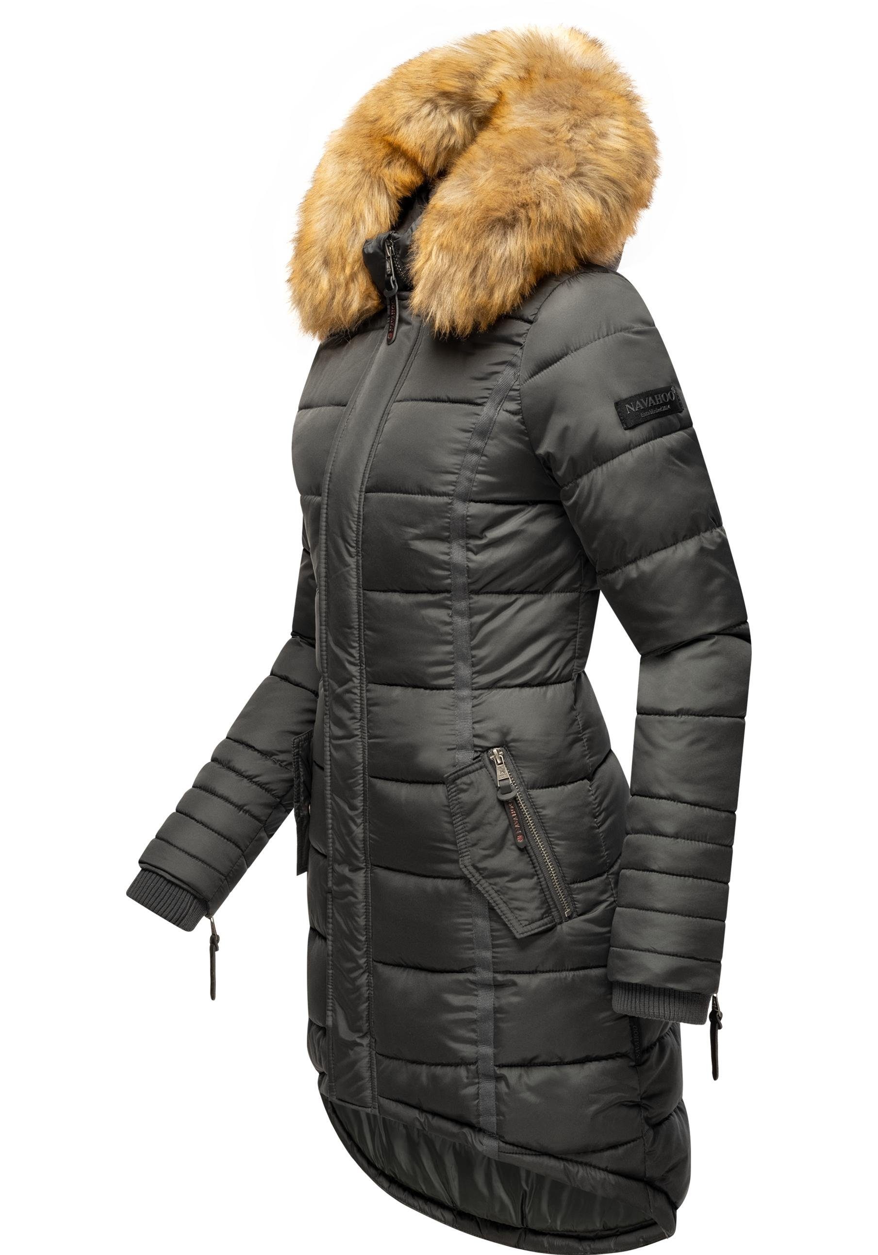 Navahoo Steppmantel Papaya hochwertiger Wintermantel m. günstig online kaufen