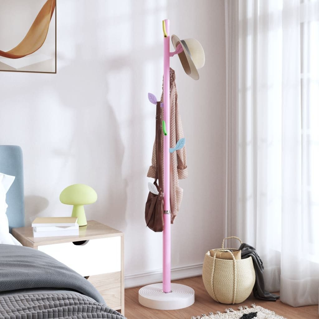 vidaXL Garderobenständer Garderobenständer Rosa 172 cm Pulverbeschichtetes Eisen, (1 St) – Bild 3 von 5