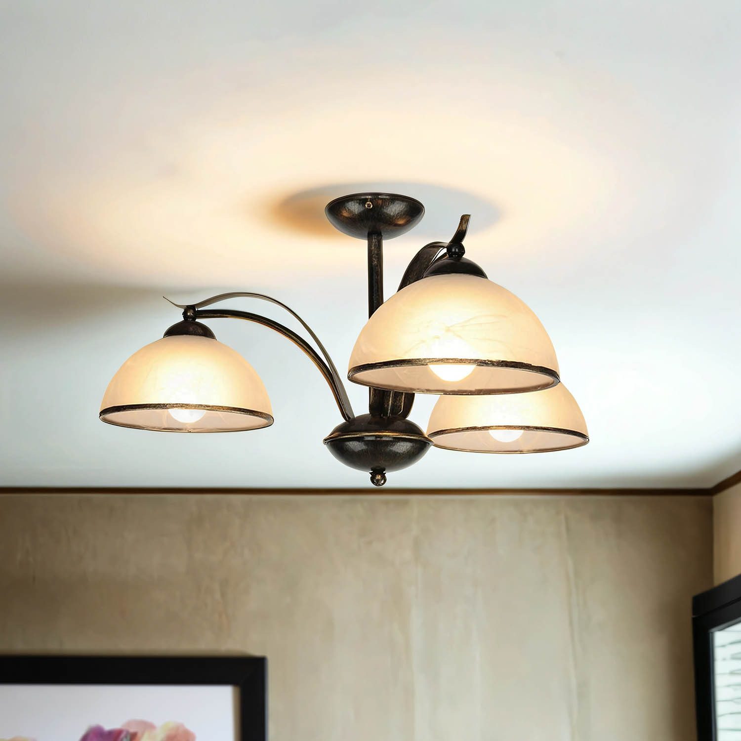 Licht-Erlebnisse Deckenleuchte KORFU, ohne Leuchtmittel, Deckenlampe günstig online kaufen