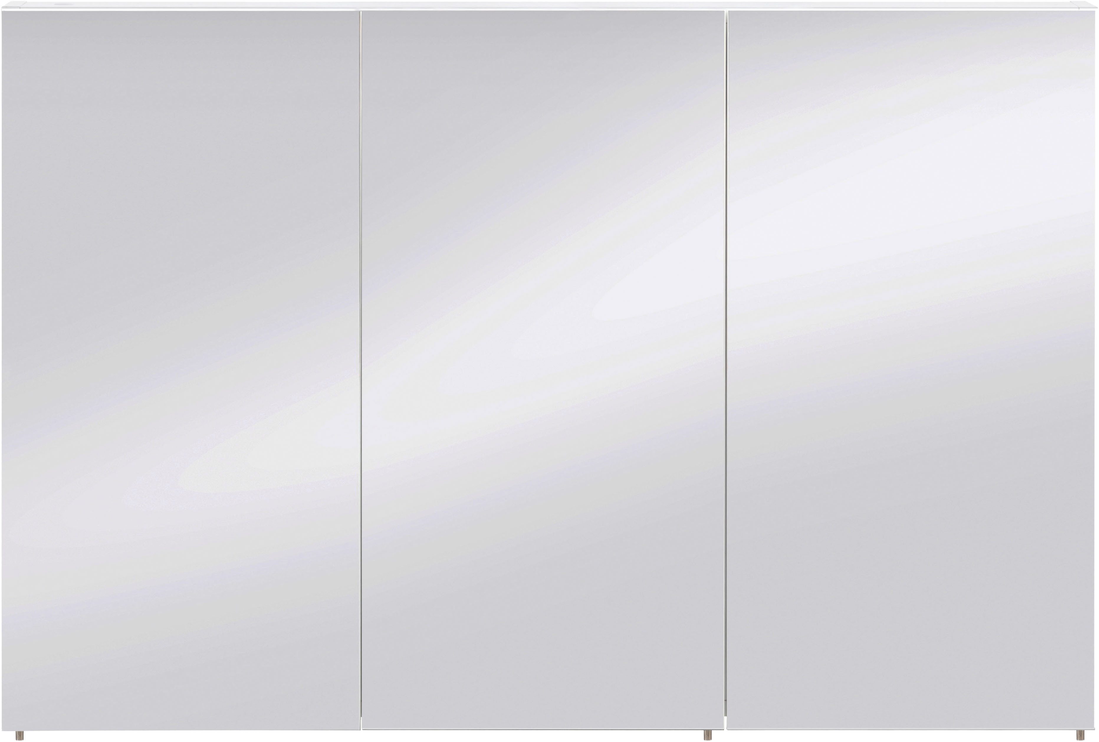 Schildmeyer Spiegelschrank Basic, Spiegelschrank, Made in Germany, B: 120 cm Solide Verarbeitung - Dieses Produkt ist in Deutschland gefertigt