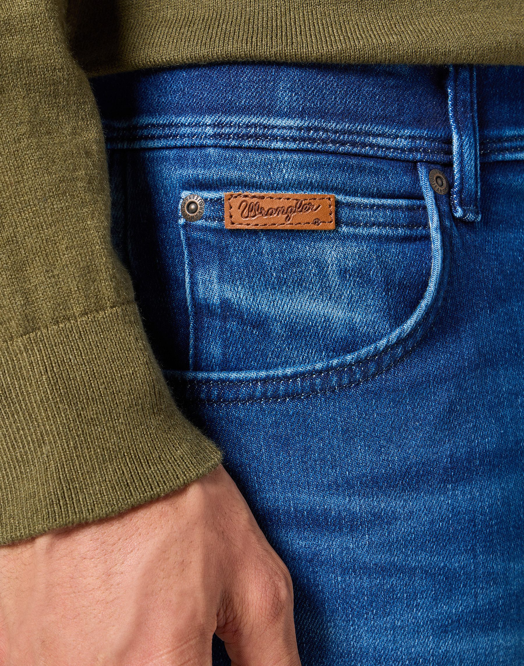 Wrangler Slim-fit-Jeans TEXAS SLIM Free to stretch material – Bild 4 von 5