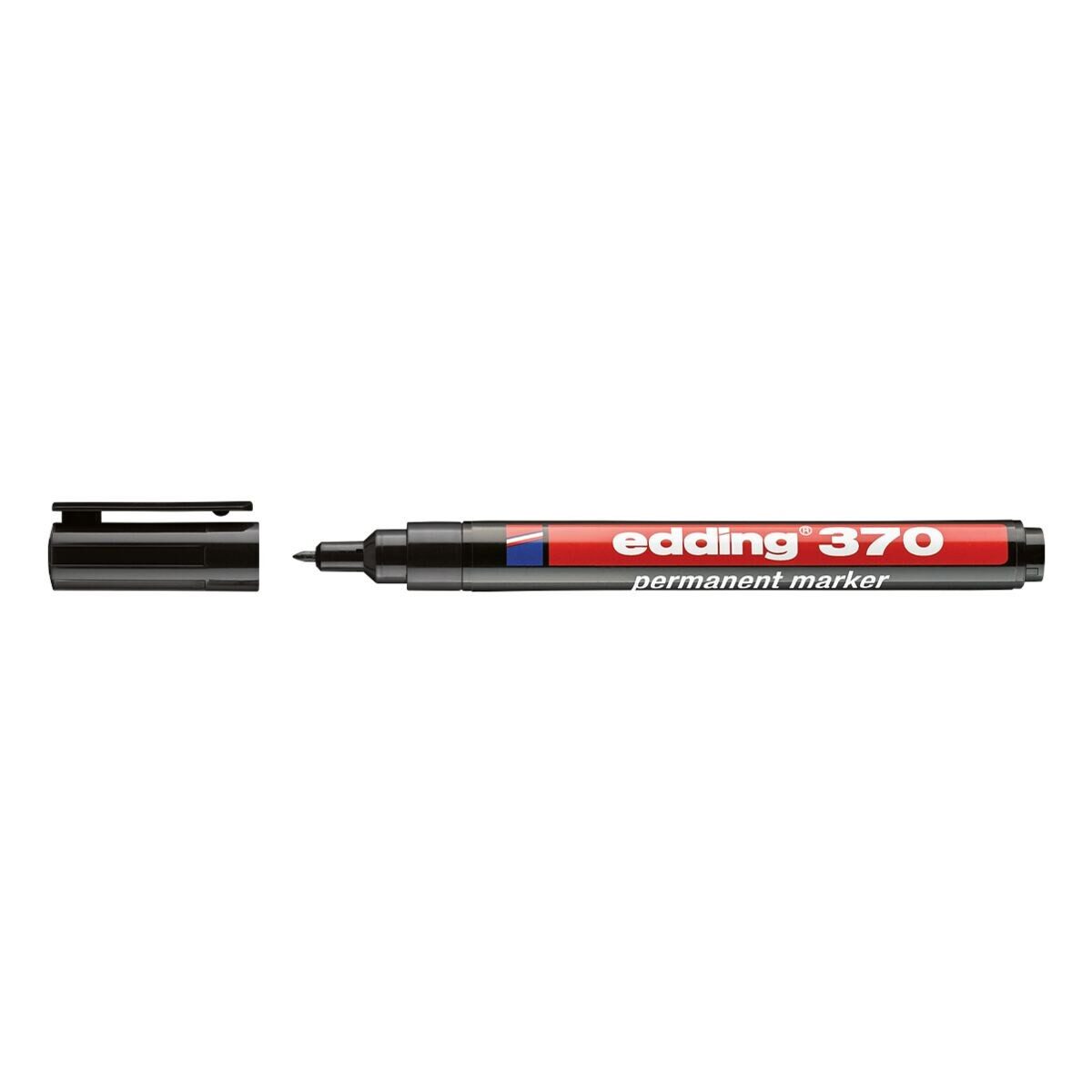 edding Permanentmarker 370, (1-tlg), für feine Beschriftungen