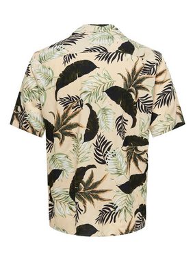 ONLY & SONS Kurzarmhemd Sommer Hemd mit Resort-Kragen Bequemes Casual Shirt 7444 in Braun