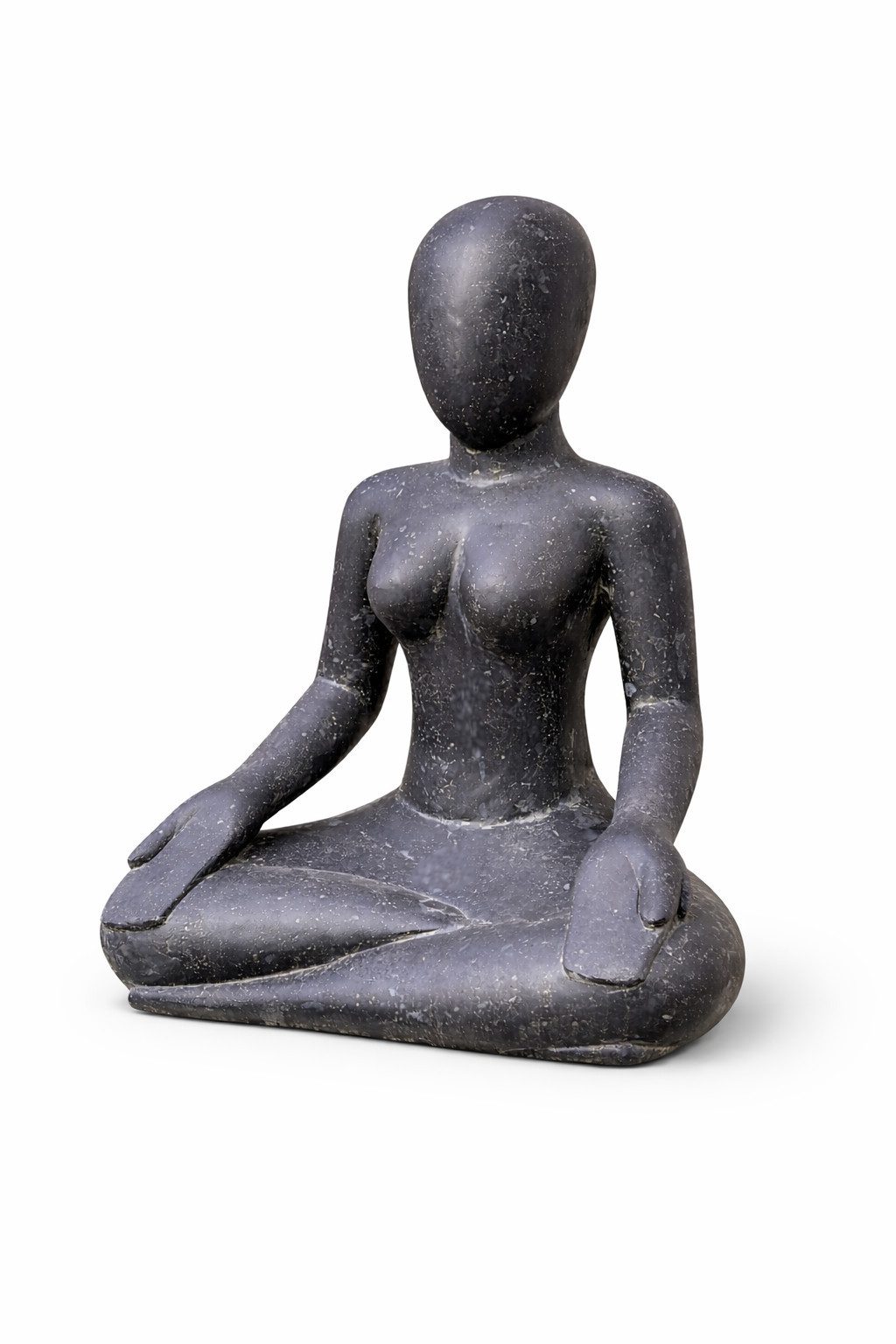 FaHome Skulptur Yoga Figur sitzend modern 60-120 cm – Garten Wohnzimmer Deko