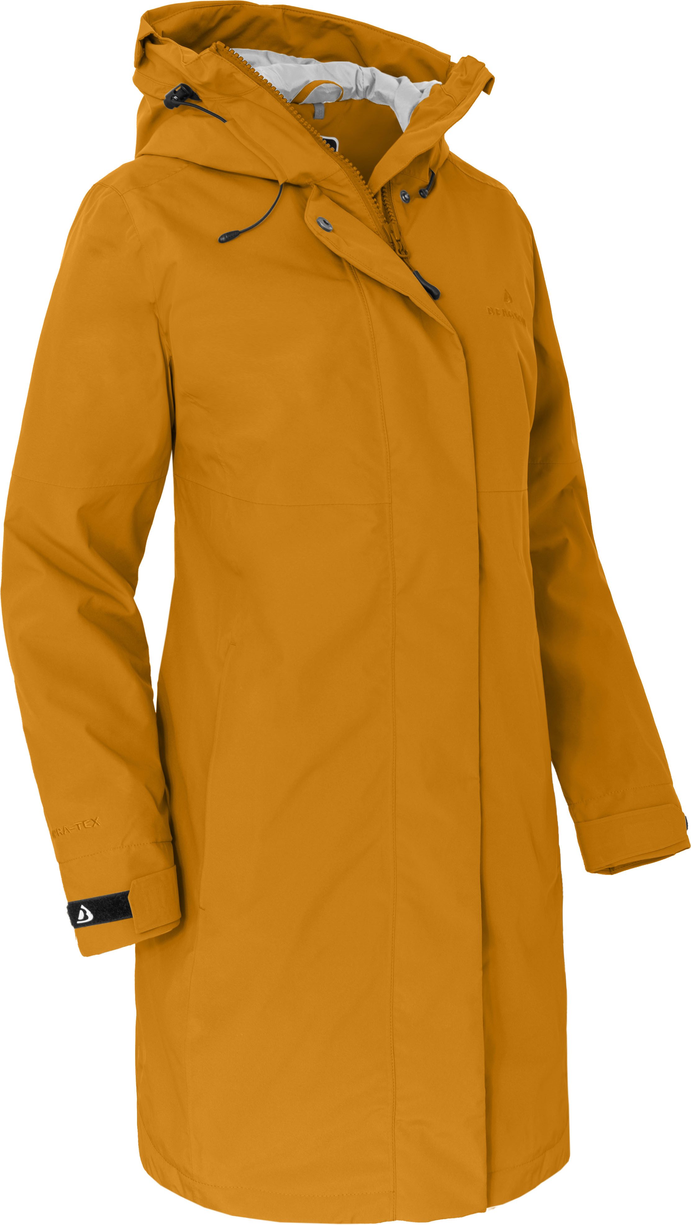 Bergson Winterjacke VERLA Thermo Damen Regenmantel, leicht wattiert, 20.000 mm Wassersäule, Normalgröß