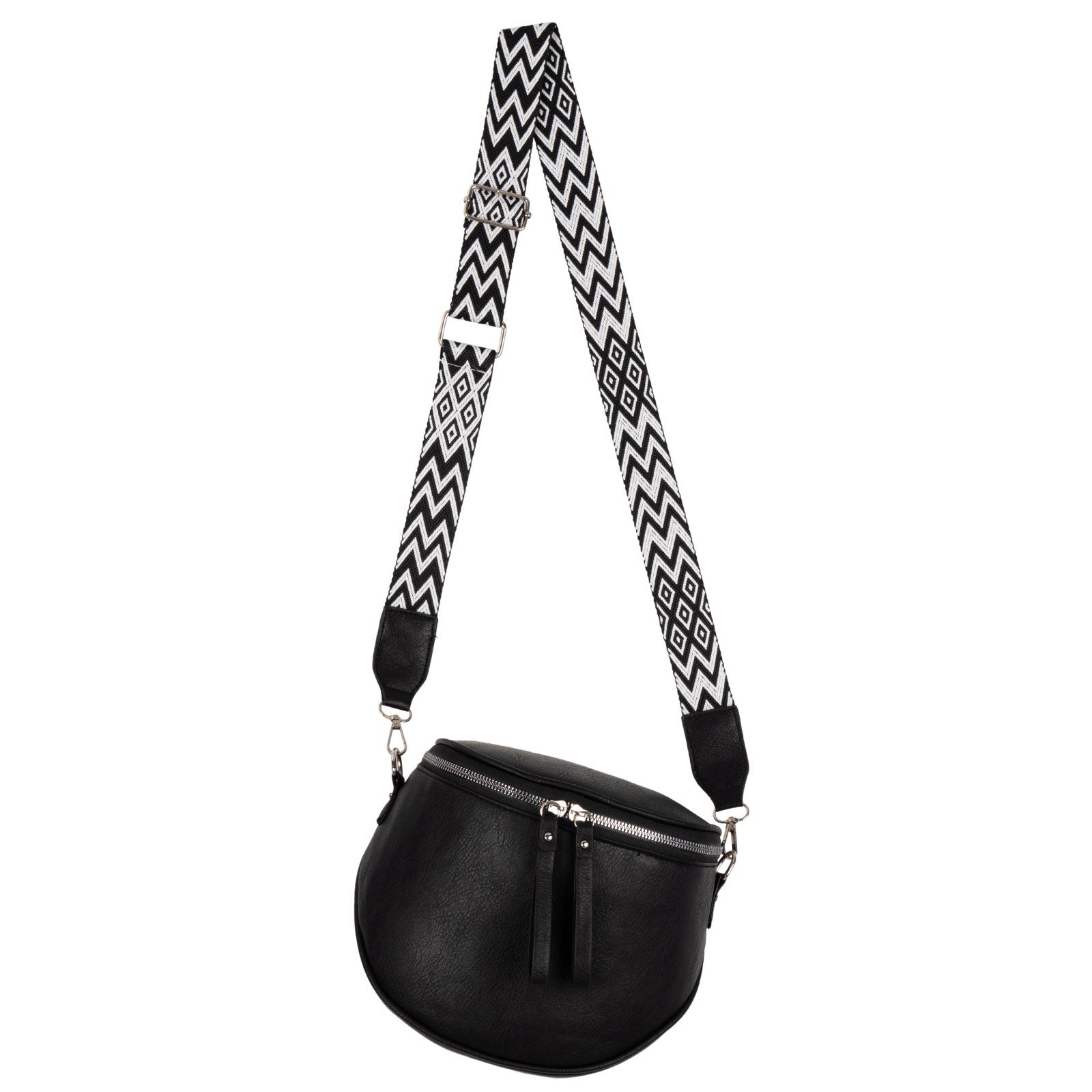 Gürteltasche Bauchtasche Umhängetasche Crossbody-Bag Kunstleder Italy-Design