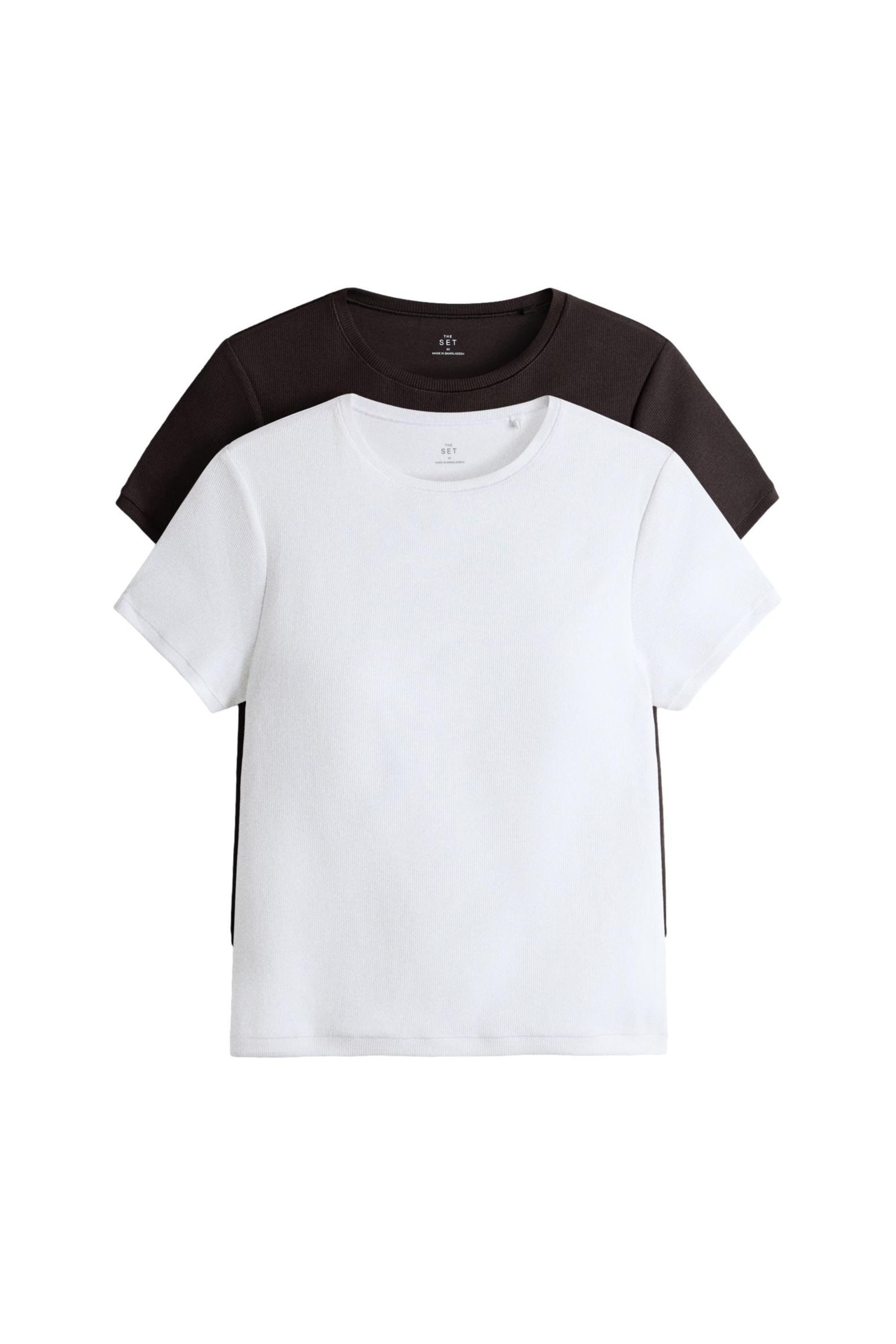 The Set T-Shirt The Set T-Shirt mi integriertem Halt, 2er-Pack (2-tlg)