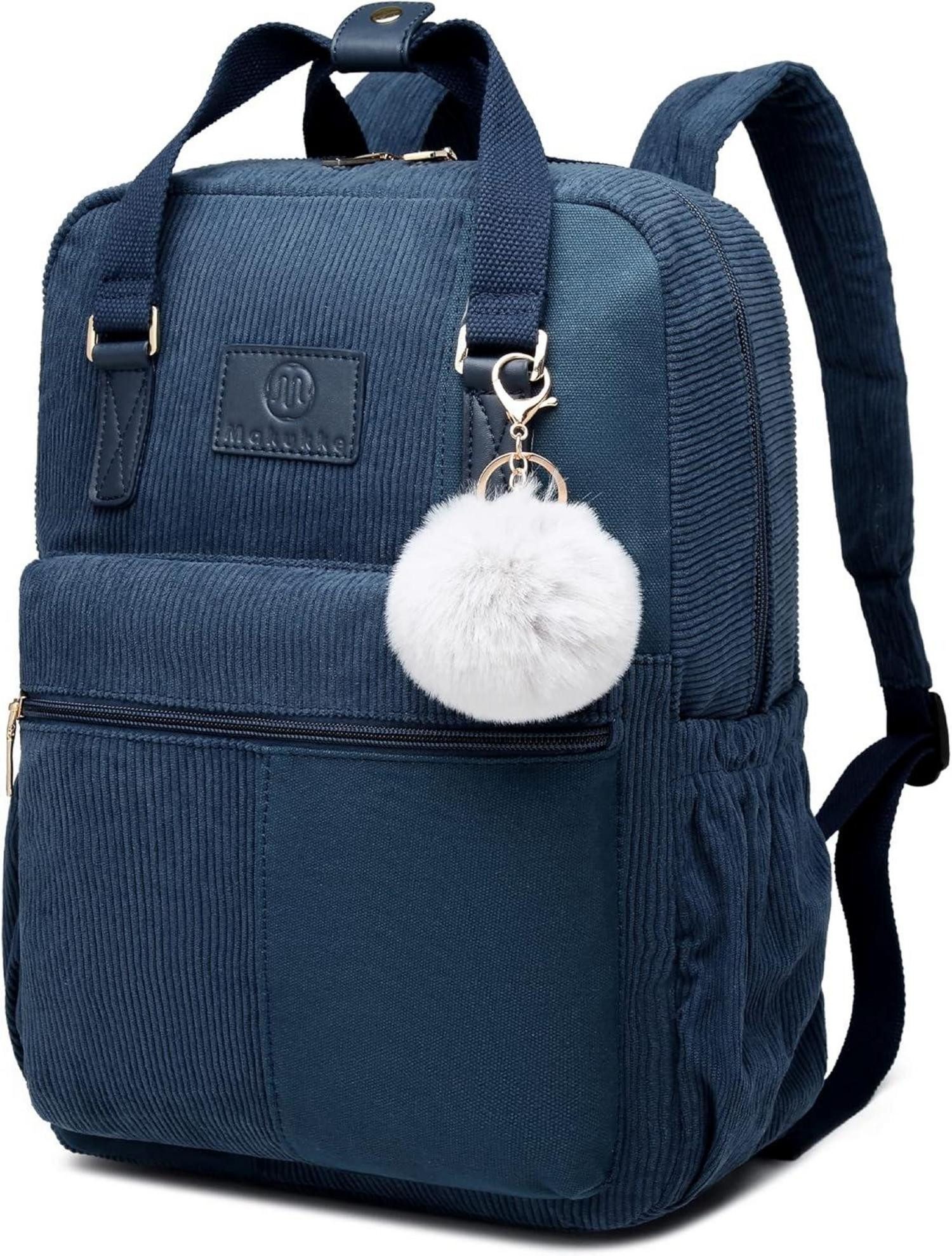 LuxusKollektion Cityrucksack Cord Rucksack Damen Herren Anti-Theft Tasche Casual Schultasche