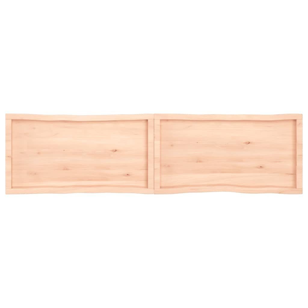 cm 200x50x(2-6) Baumkante Unbehandelt (1 Tischplatte furnicato St) Massivholz