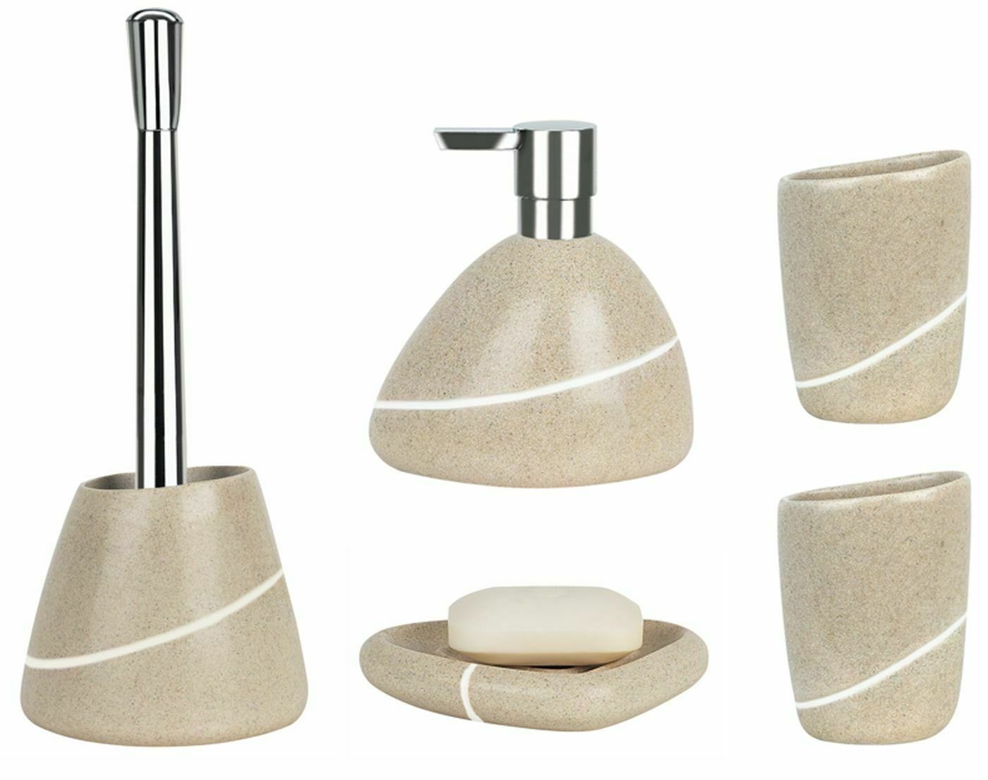 spirella Badaccessoires-Sets ETNA Stone, Zubehör-Set aus günstig online kaufen