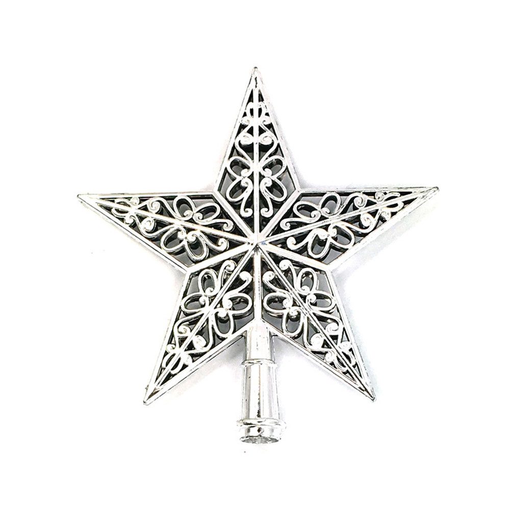 Coonoor Weihnachtsbaumkugel Baumspitze Stern - Christbaumspitze Baumspitze Spitze Aufstecker, für Tannenbaum Tannenbaumspitze Weihnachtsbaum Weihnachten