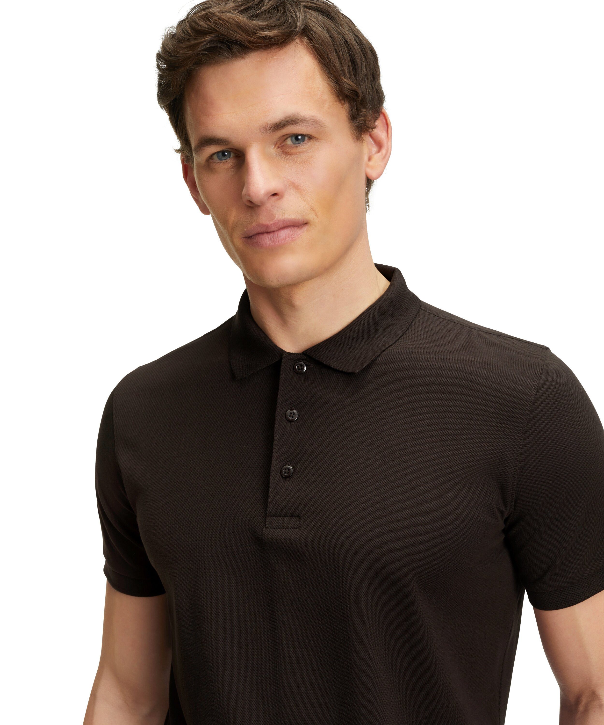 FALKE Poloshirt Polo Shirt aus hochwertiger Pima-Baumwolle (1-tlg., 1) aus hochwertiger Pima-Baumwolle