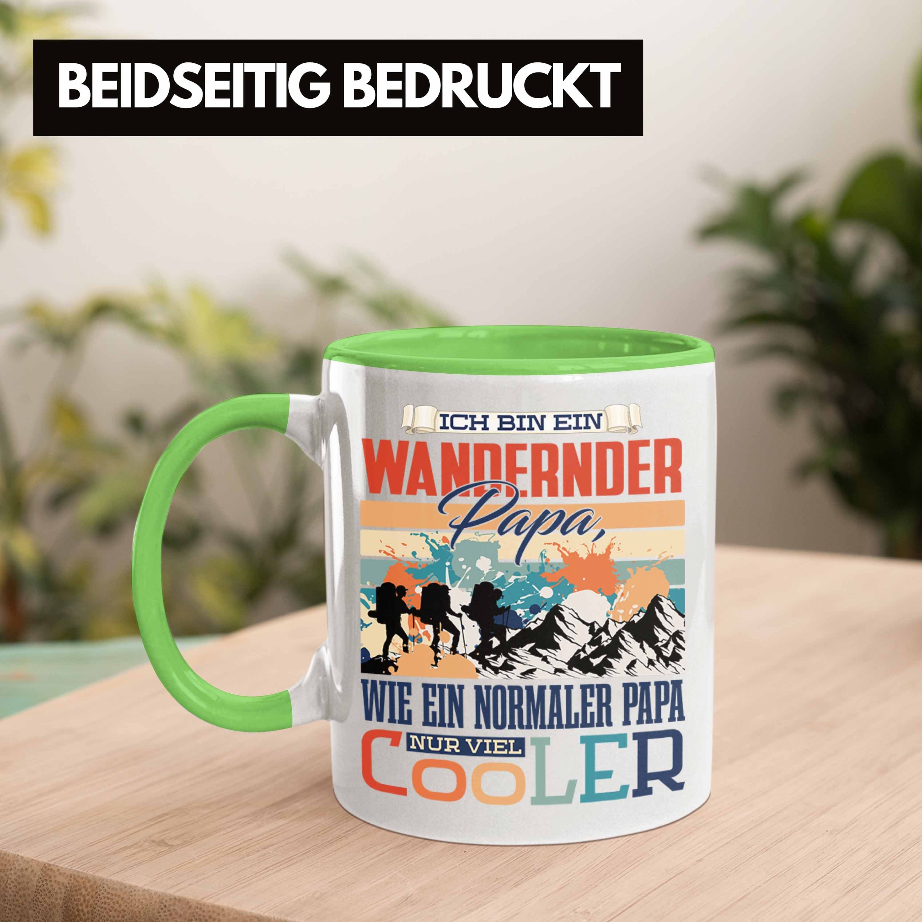 - Grün Geschenkidee Vater Trendation Tasse Papa Trendation Vatert zum Tasse Geschenk Wandern