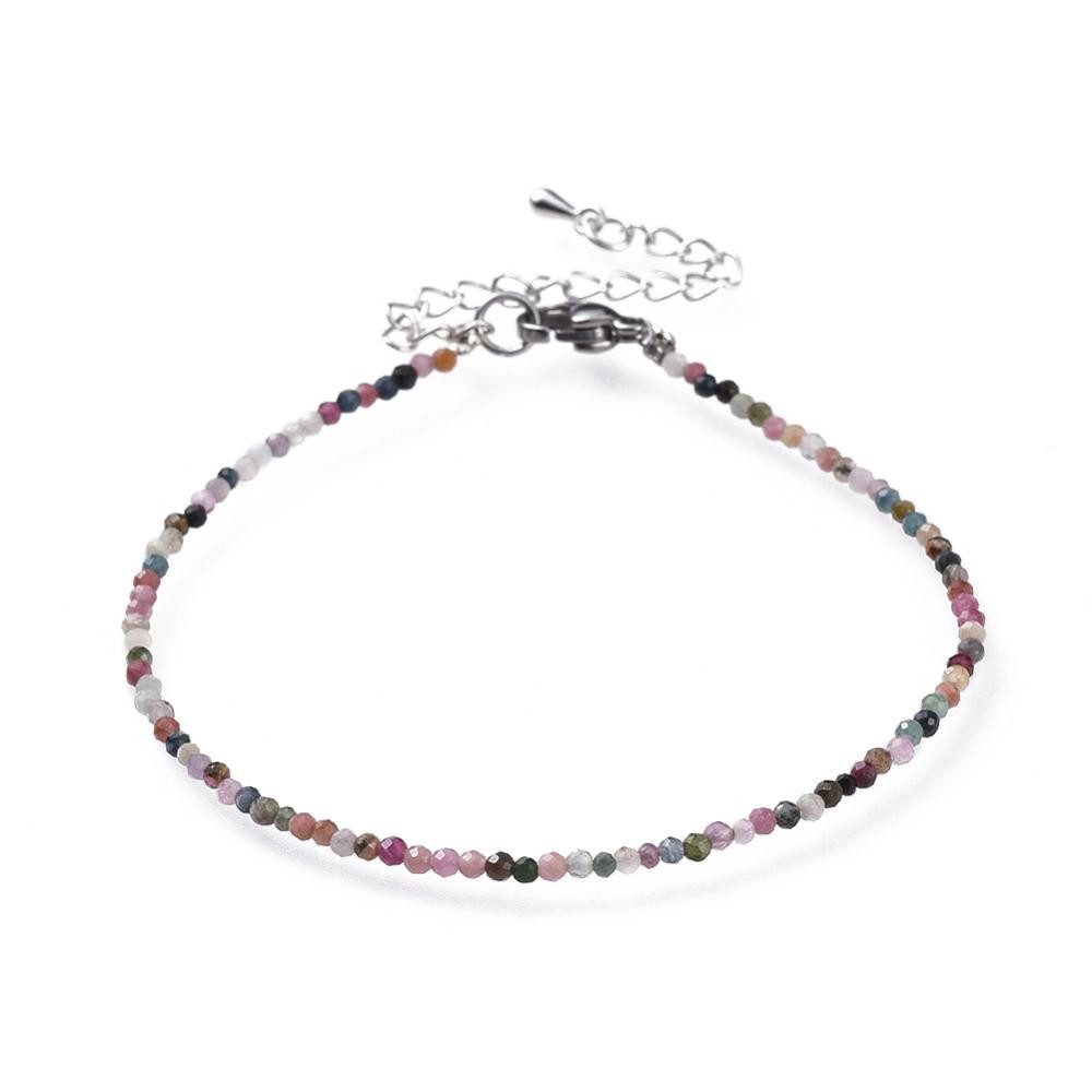 Eden Stone Perlenarmband Tourmalin-Armband Filigranes Design mit Edelsteine günstig online kaufen