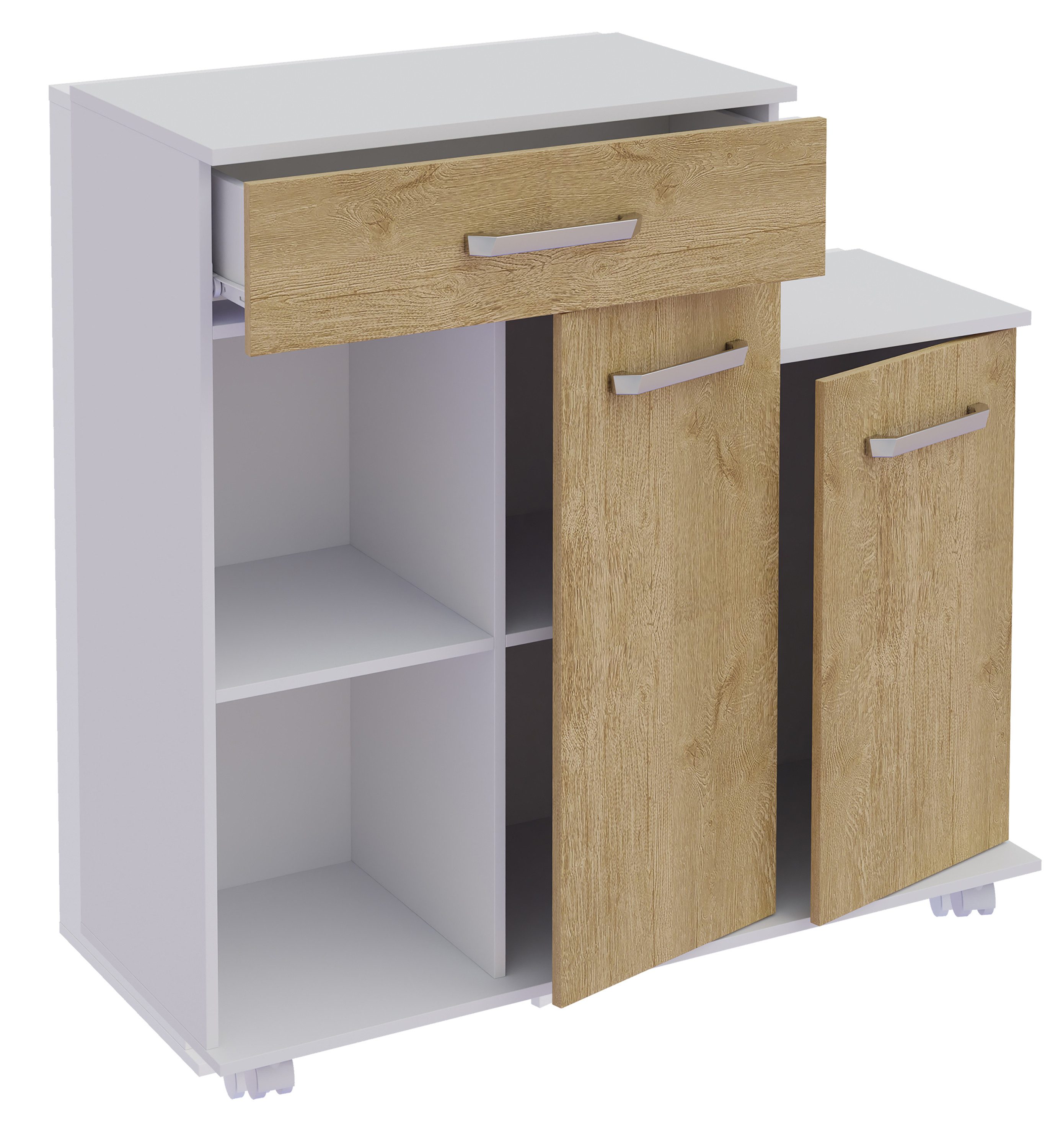 VCM Küchenwagen Küchenwagen Servierwagen Rollwagen Rollen Bakila günstig online kaufen