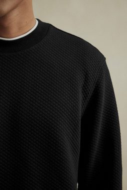 Next Sweatshirt Strukturiertes Premium-Sweatshirt mit Rundhals (1-tlg)