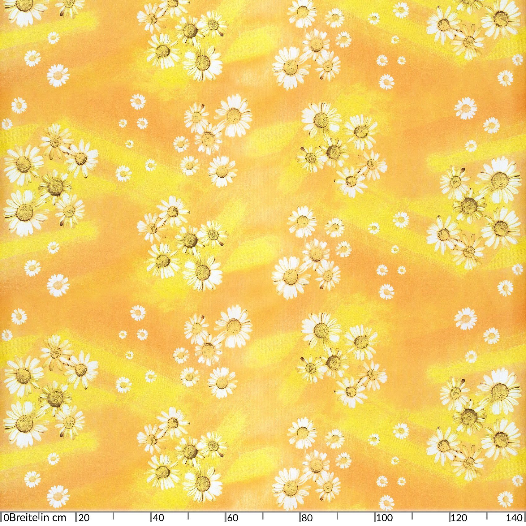Tischdecke Blumen Breite ANRO Wachstuch Glatt Tischdecke Gelb cm, 140 Wasserabweisend Robust