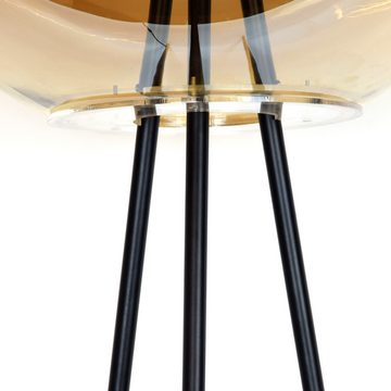 s.luce Stehlampe Dreibein Orb Tripod 160cm mit Glaskugel Gold
