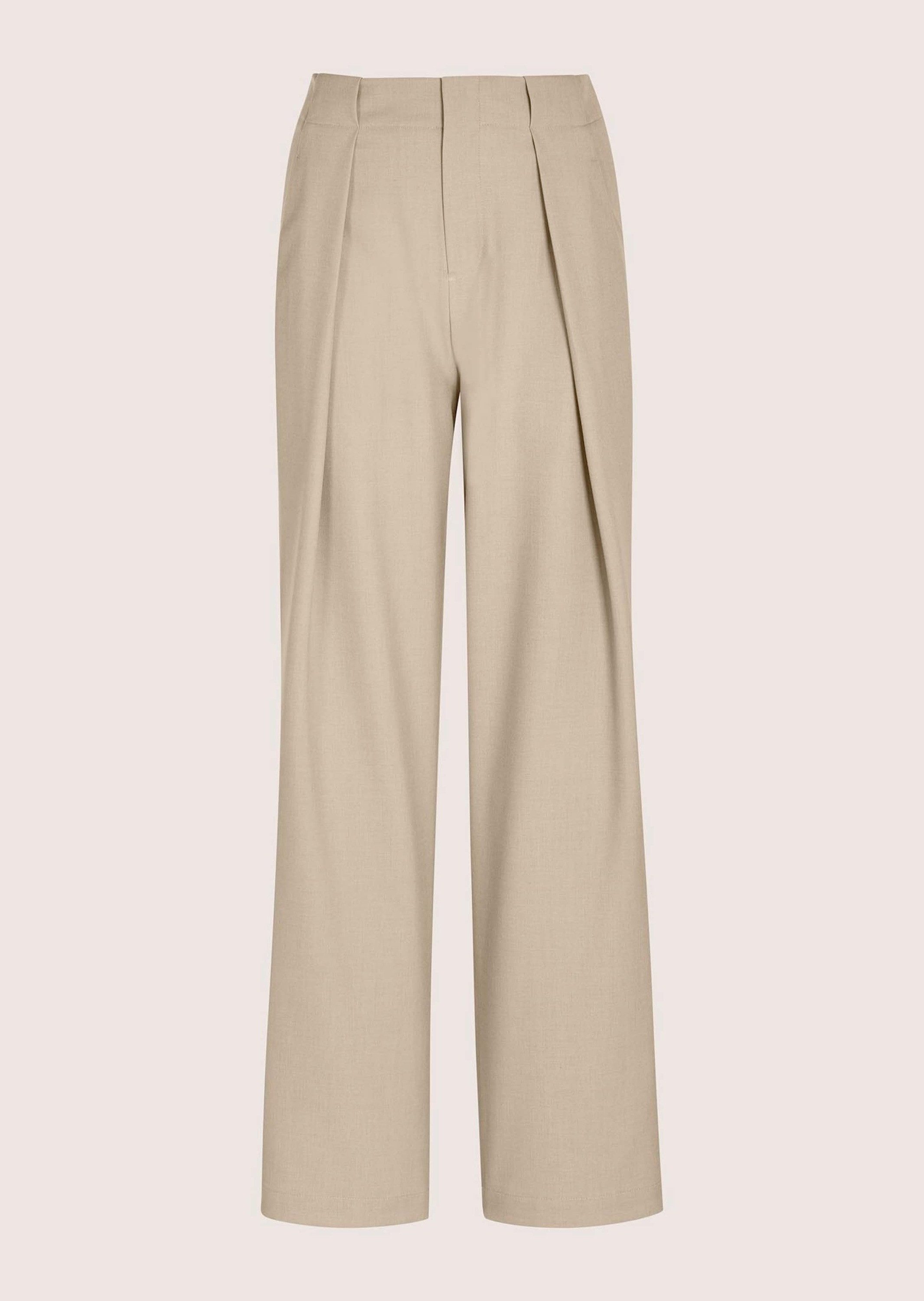 Stoffhose Jerseyhose mit weitem Bein