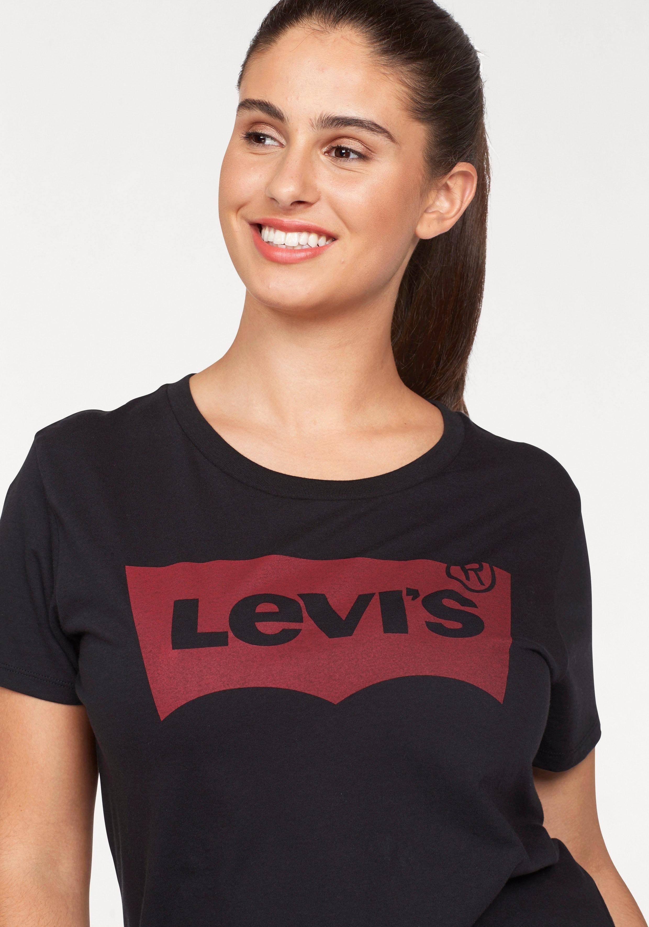 Levi's® Plus T-Shirt Perfect Tee mit Batwing-Logo