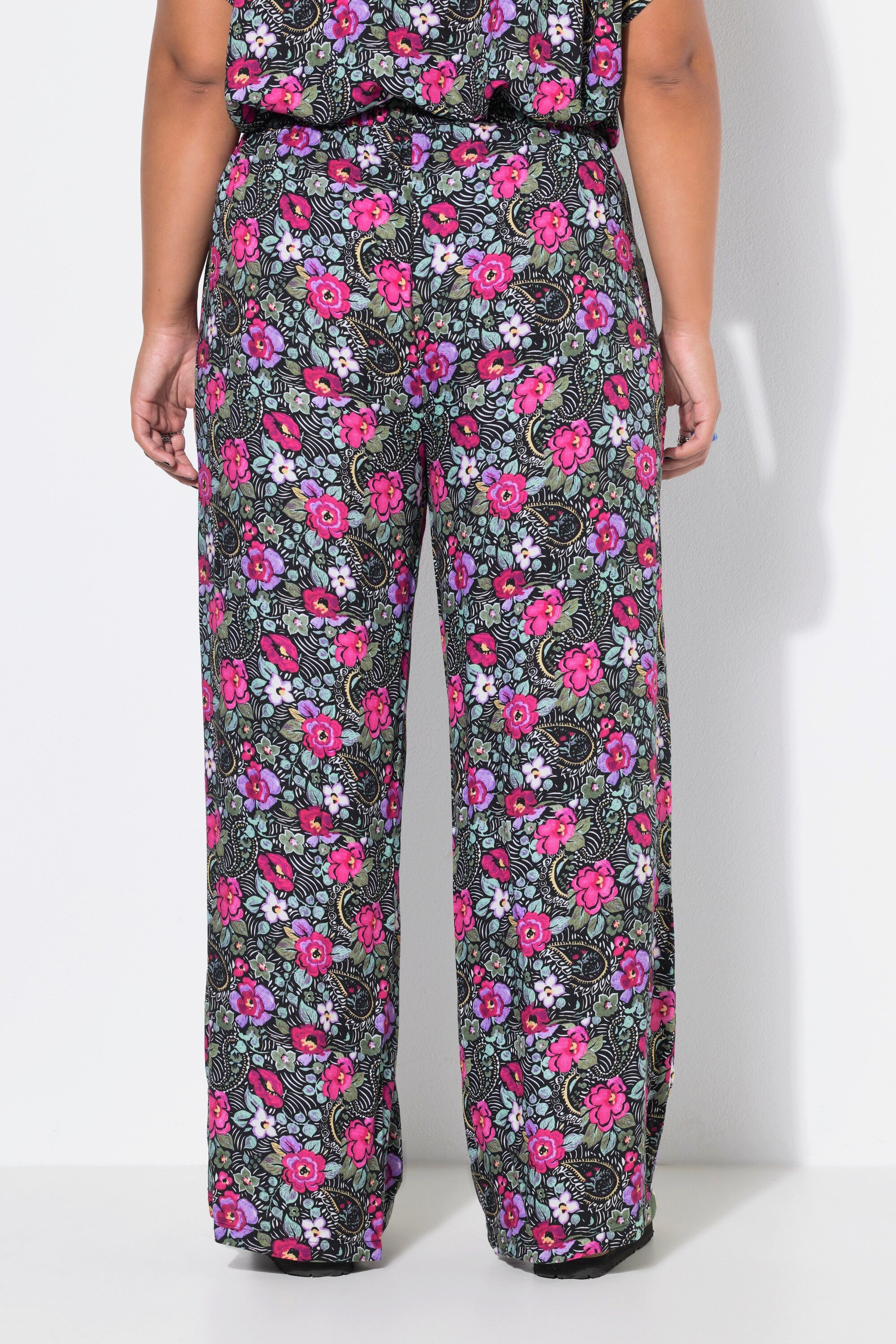 Studio Untold Schlupfhose Palazzohose wide Legs Flowers