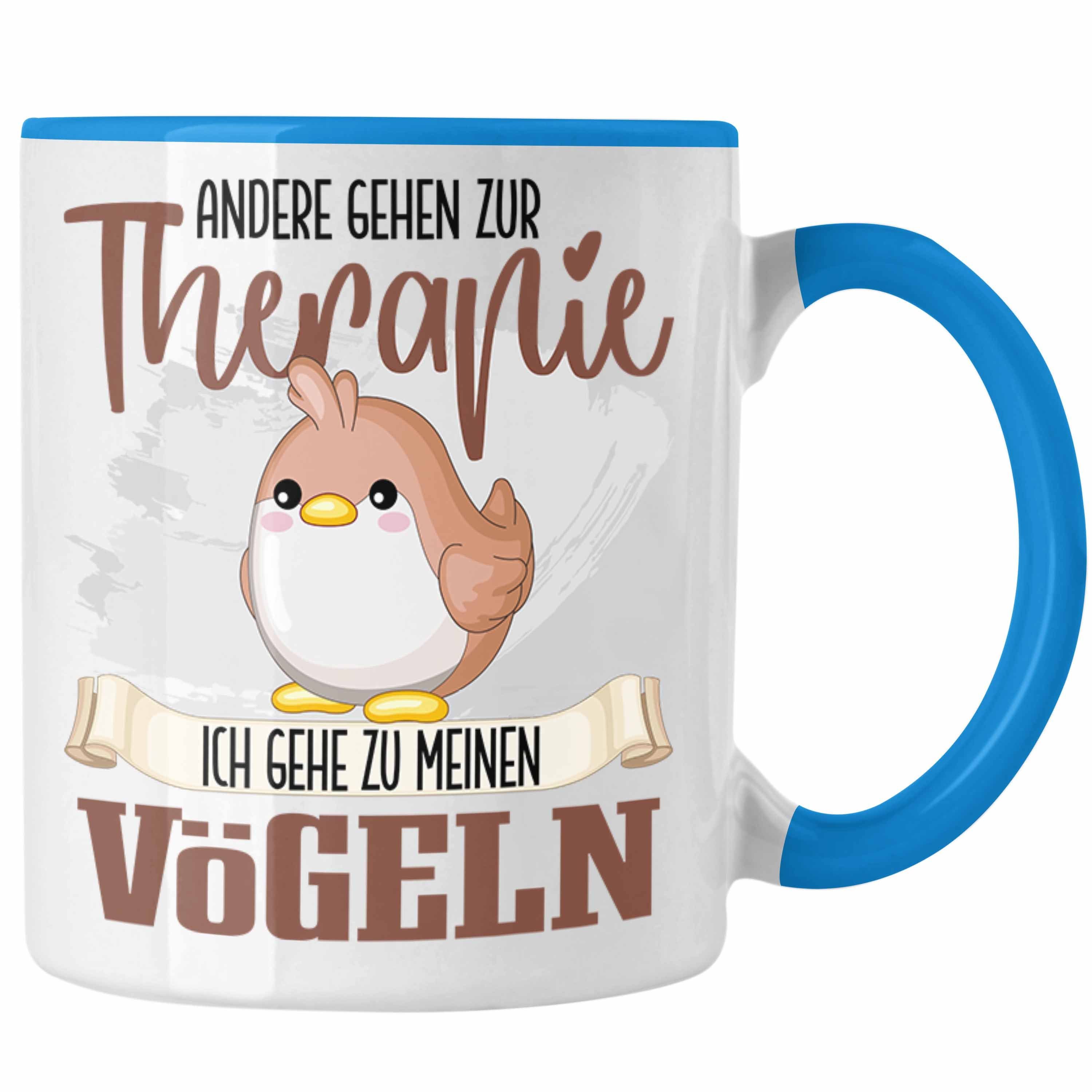 Lustiger Spruch Tasse Züchter Tasse Trendation Geschenkidee Blau Vogel Besitzer Liebha Vogel