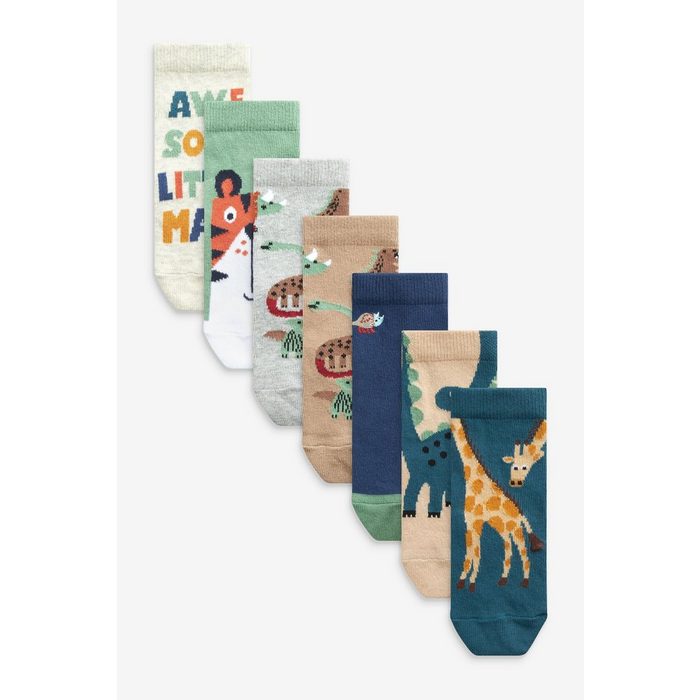 Next Haussocken 7er-Pack Socken mit hohem Baumwollanteil (1-Paar)