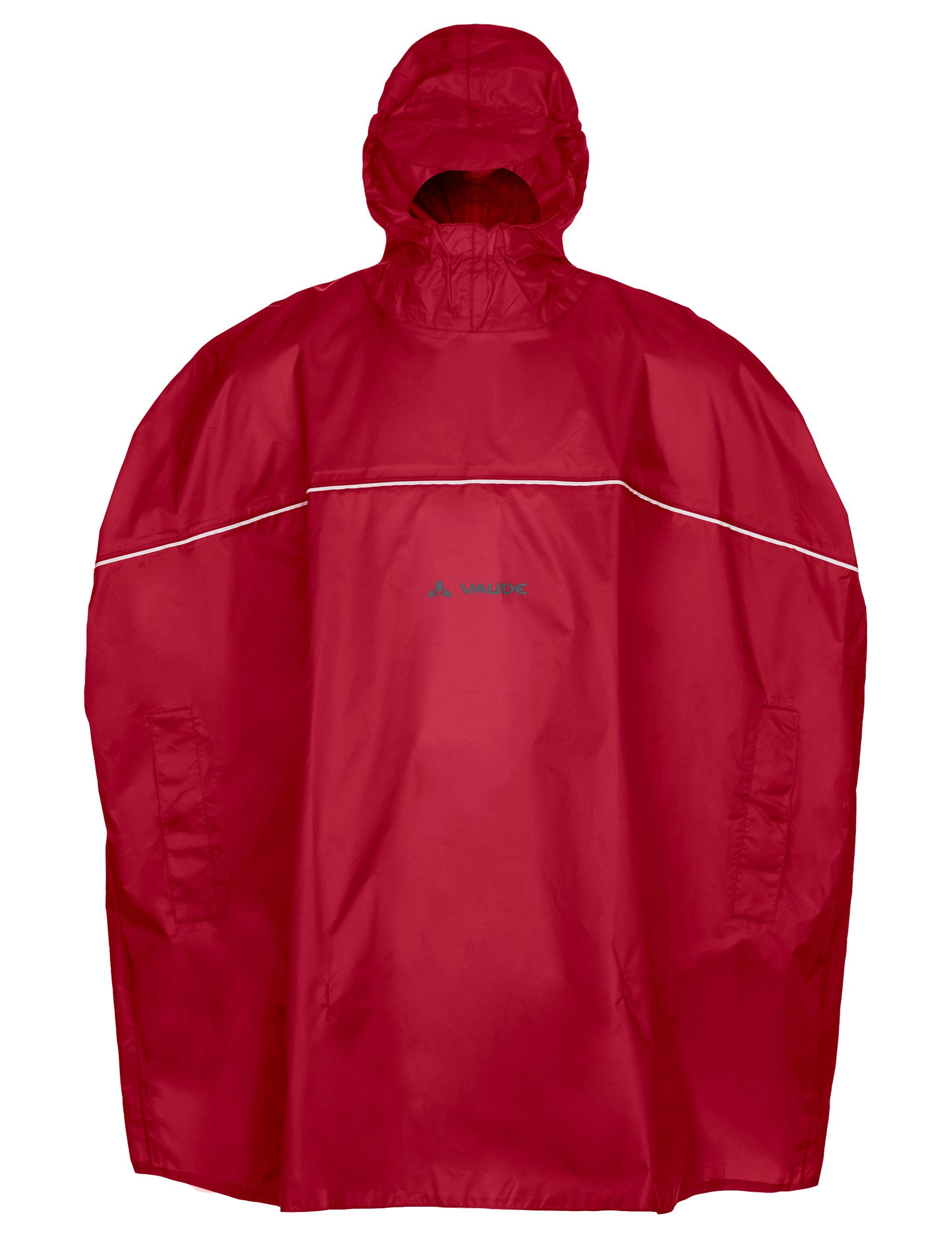red Poncho VAUDE Kids Grody Regenponcho indian (1-St)