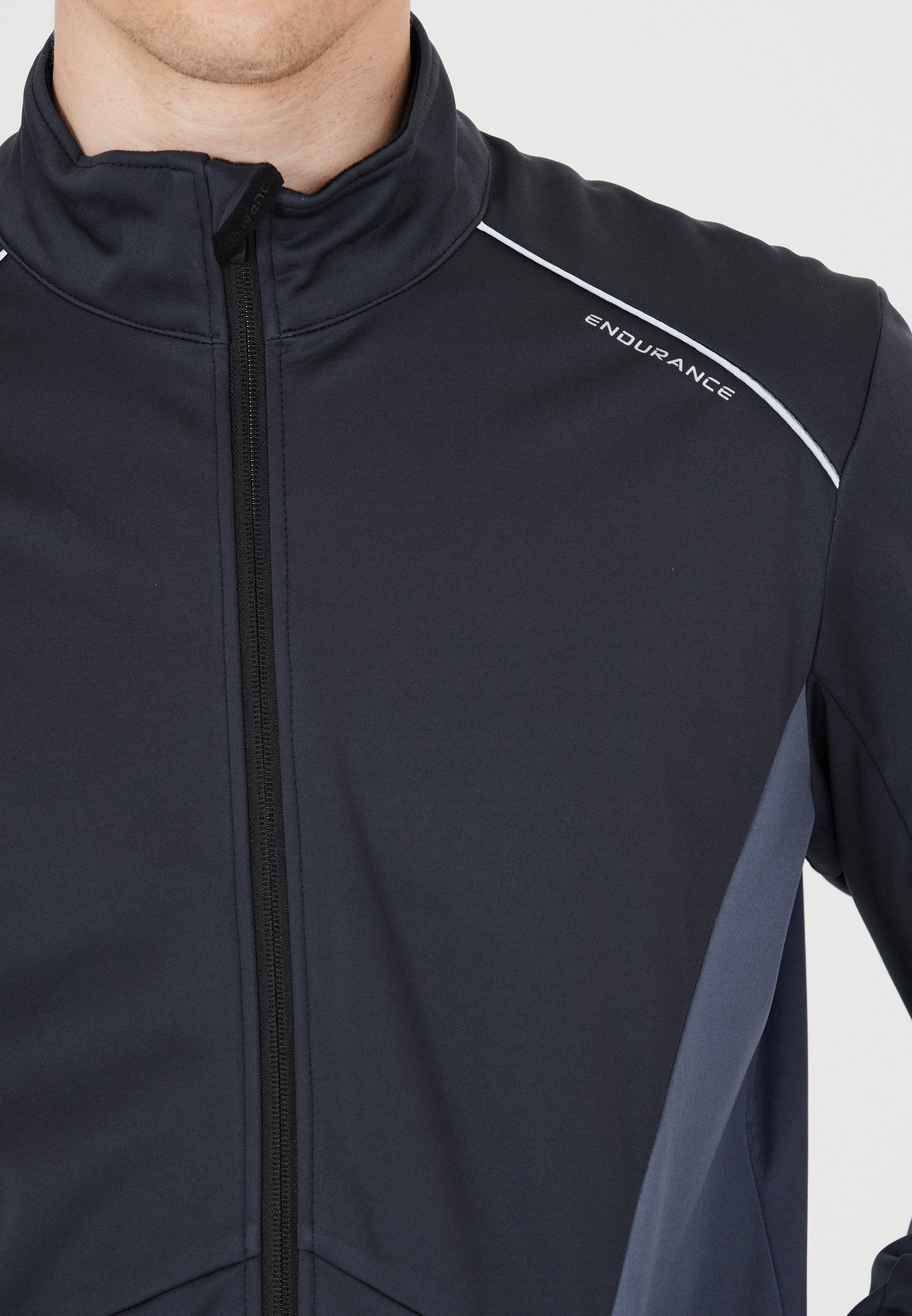 Eigenschaft mit dunkelblau ENDURANCE und winddichter wasser- Leander Softshelljacke