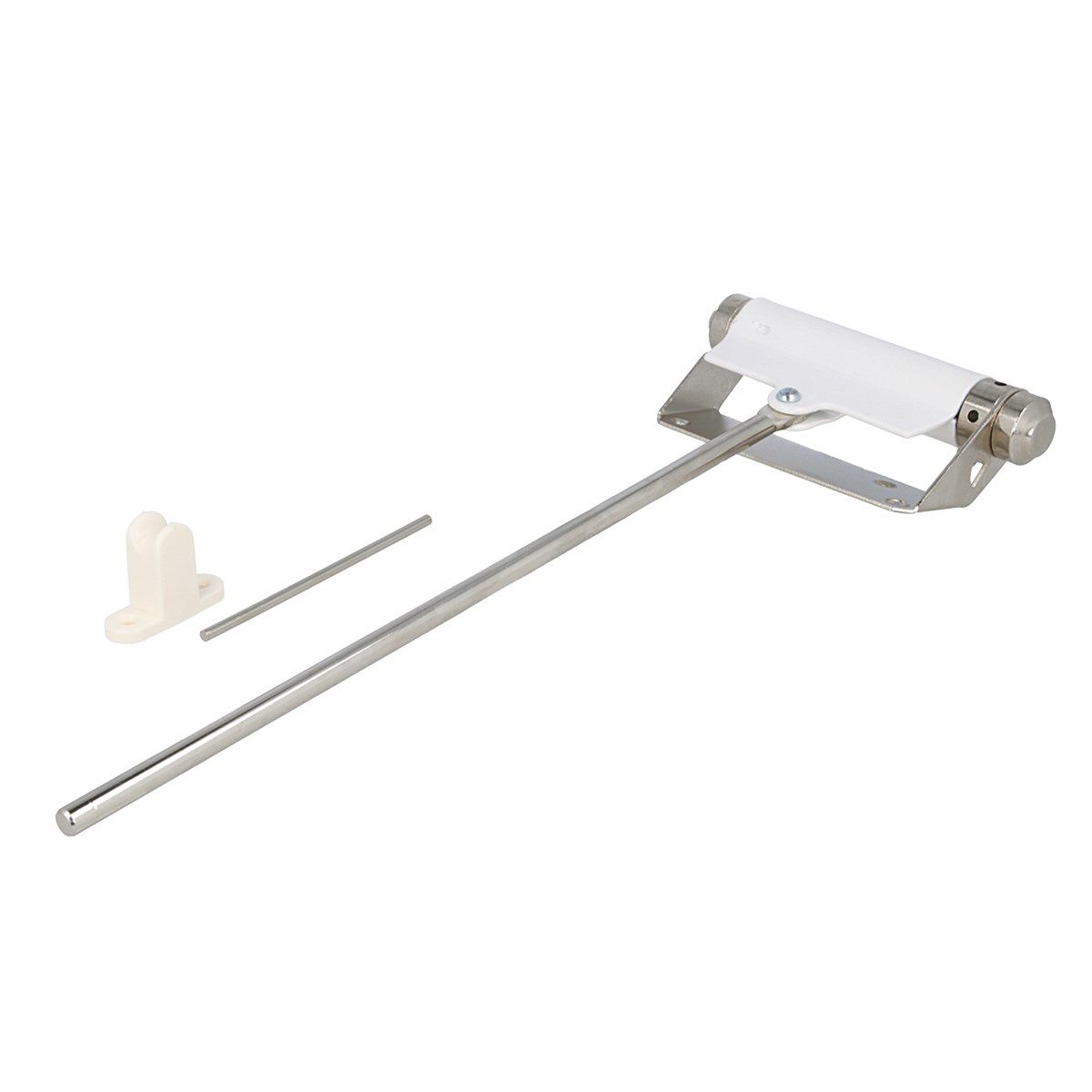 MS Beschläge Torschließer Türschließer bis 40kg - Stahl Stangentürschließer, mit Gestänge, Türfeder verzinkt Türschließhilfe DIN li & re