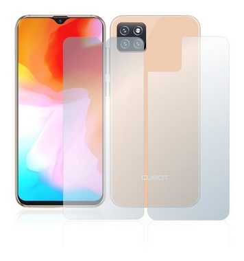 BROTECT flexible Panzerglasfolie für Cubot X20 Pro (Display+Rückseite), Displayschutzglas, Schutzglas Glasfolie matt entspiegelt Anti-Reflex