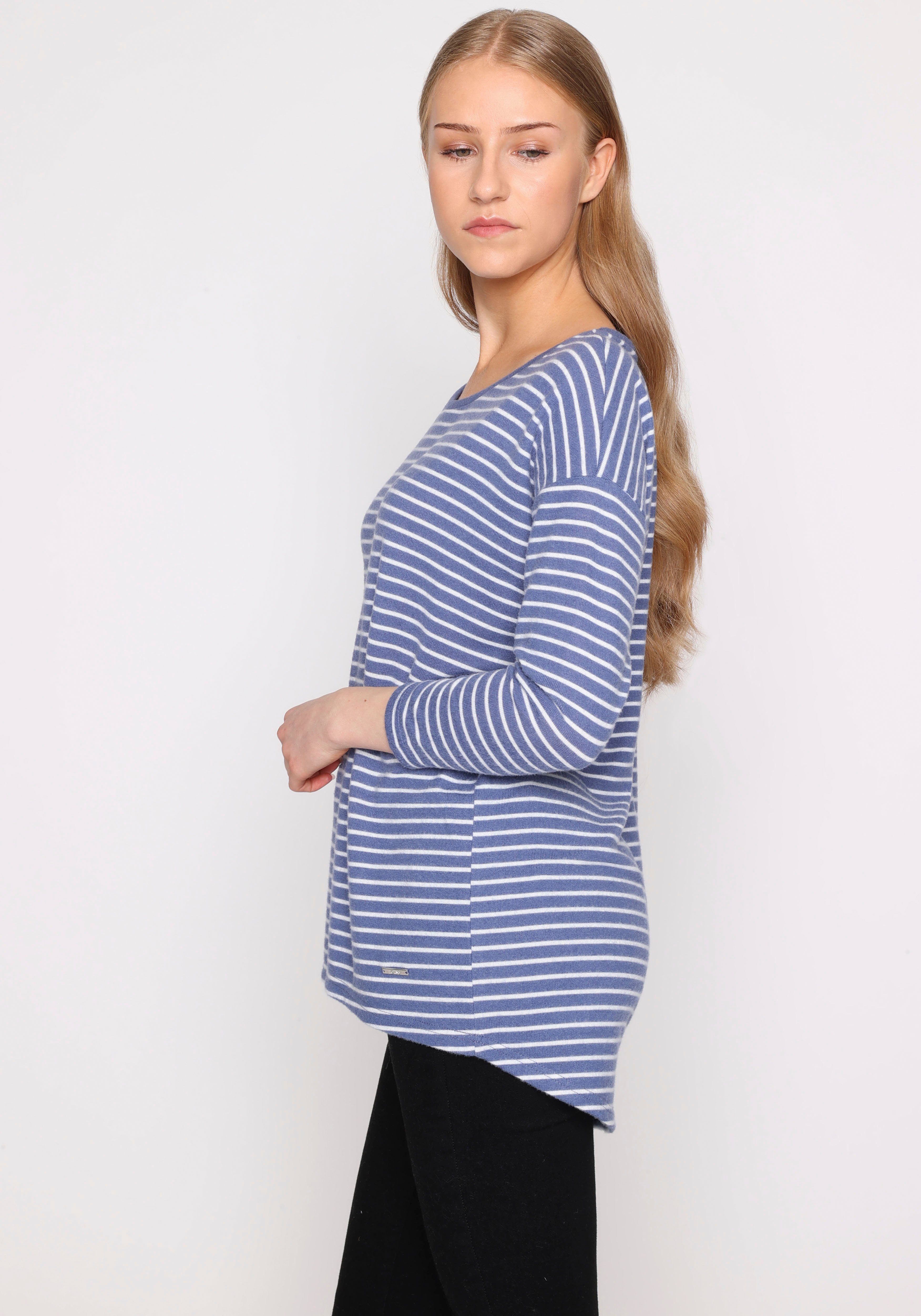 HaILY’S 3/4-Arm-Shirt 3/4 P TP shadow blue Mi44a stripe