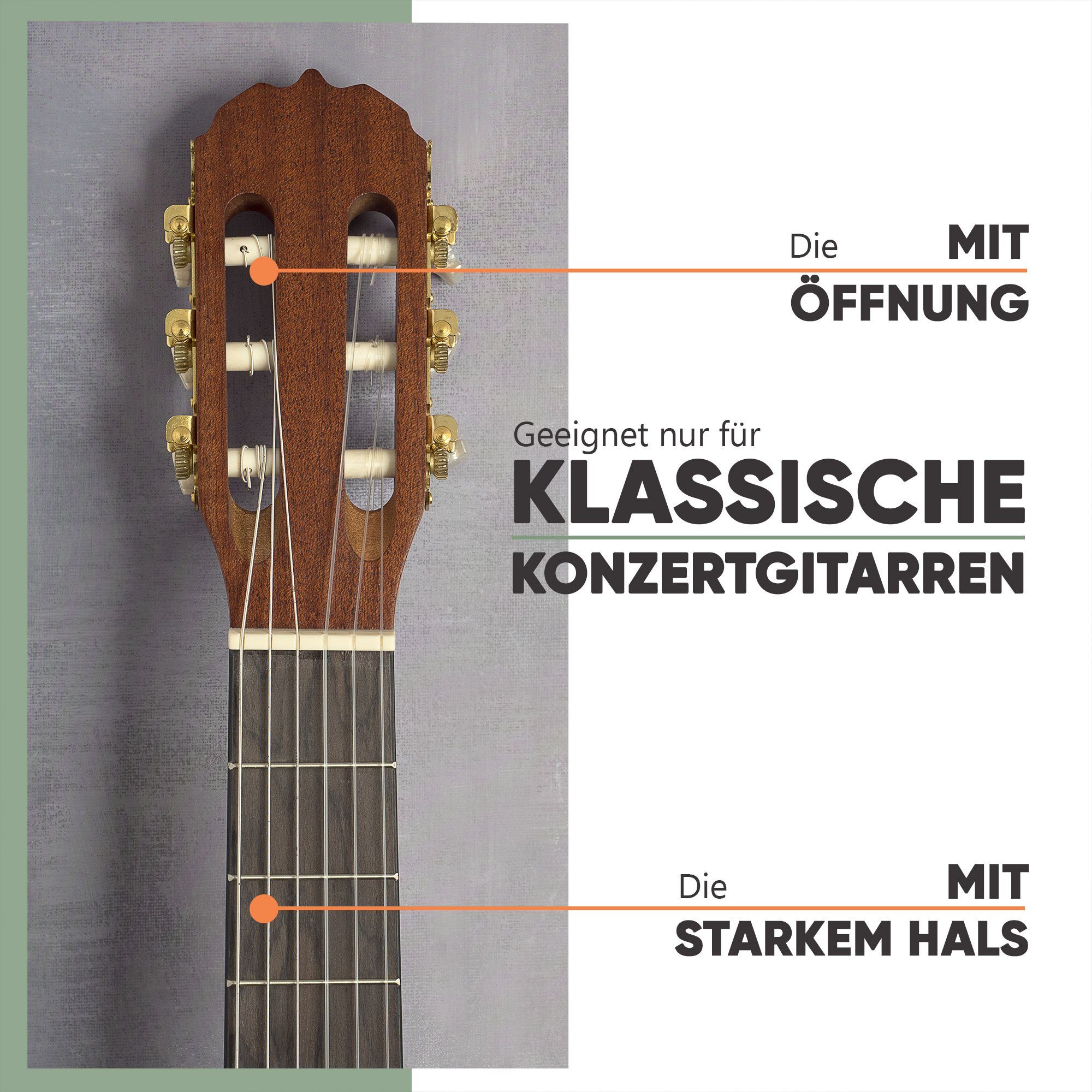 Villkin Saiten, Klassische Gitarrensaiten, Gitarrenstränge für Konzertgitarre, Hochwertige Materialien