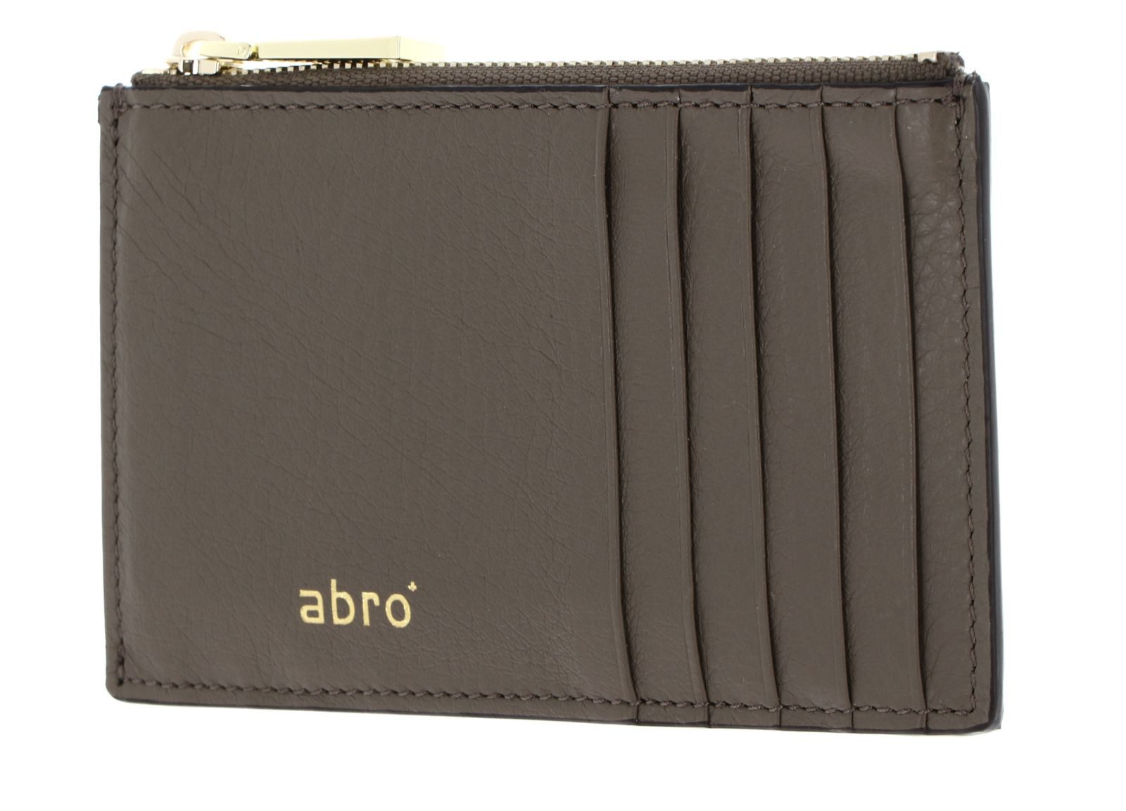 Abro Kartenetui Wallet, aus echtem Leder