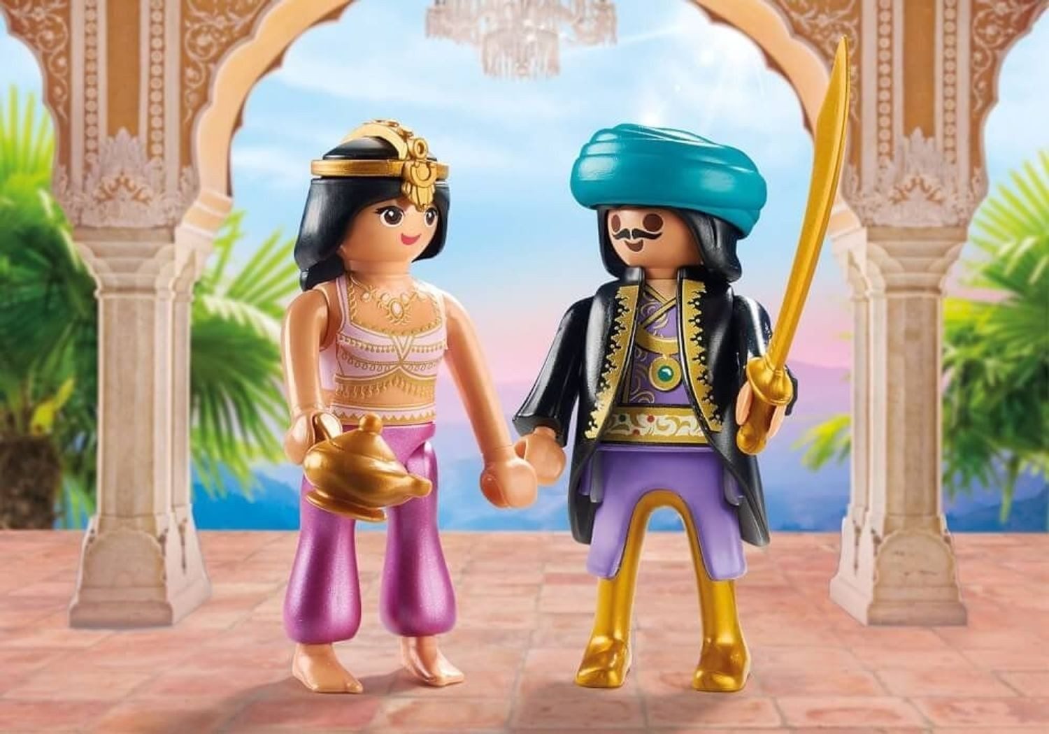 Playmobil® Princess Orientalisches Königspaar DuoPack Konstruktions-Spielset, (Orientalisches Königspaar DuoPack), Made in Europe