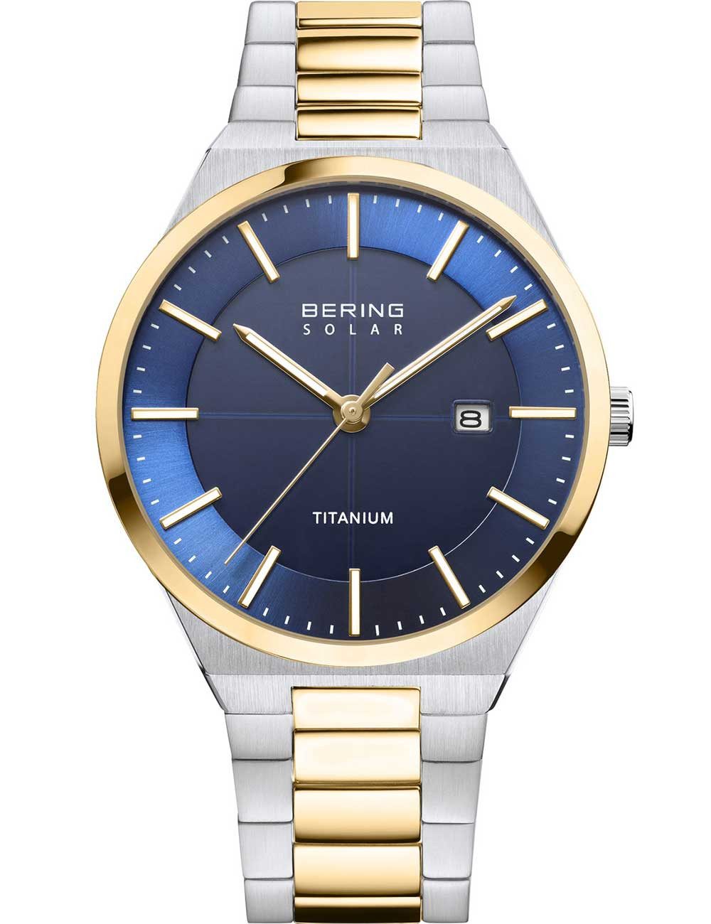 Bering Quarzuhr Bering 14439-717 Herrenuhr Titanium Solar 39mm 10ATM Bering 14439-717 Herrenuhr Titanium Solar 39mm 10ATM