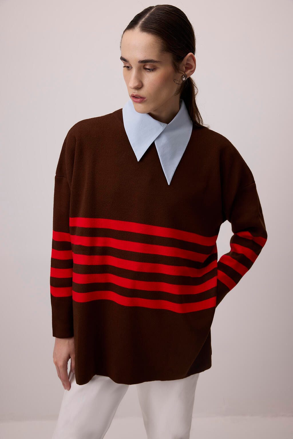Tunikashirt GESTREIFTE STRICKTUNIKA