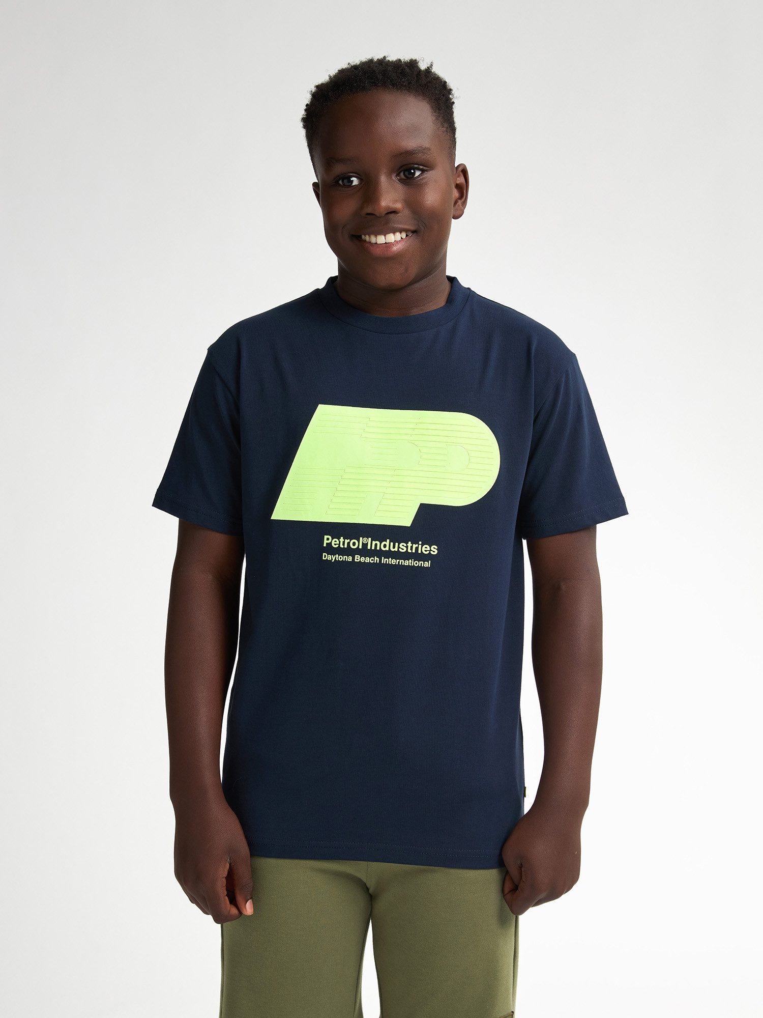 Petrol Industries T-Shirt Seapearl mit Aufdruck