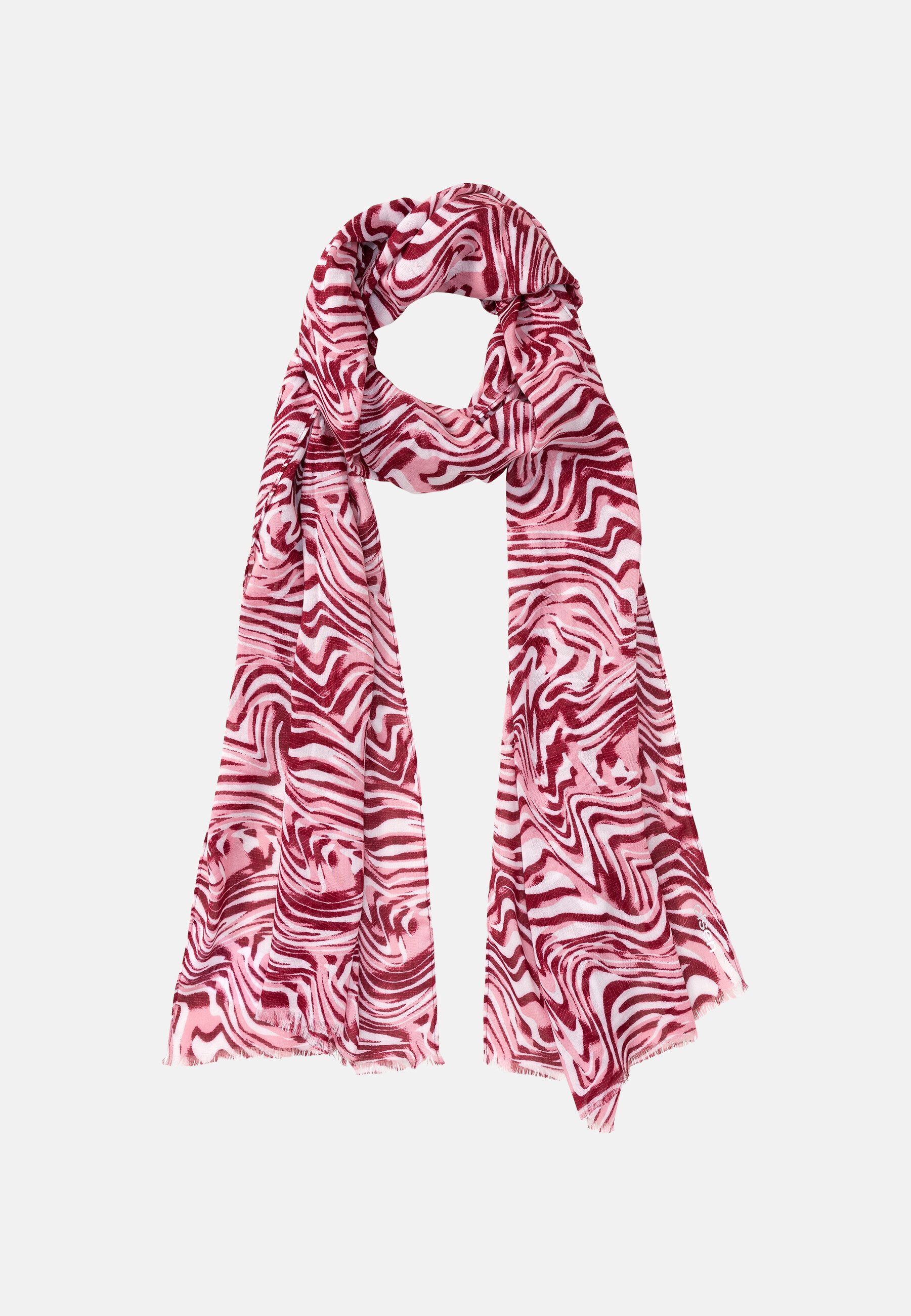 Modeschal Schal mit vollflächigem Zebraprint