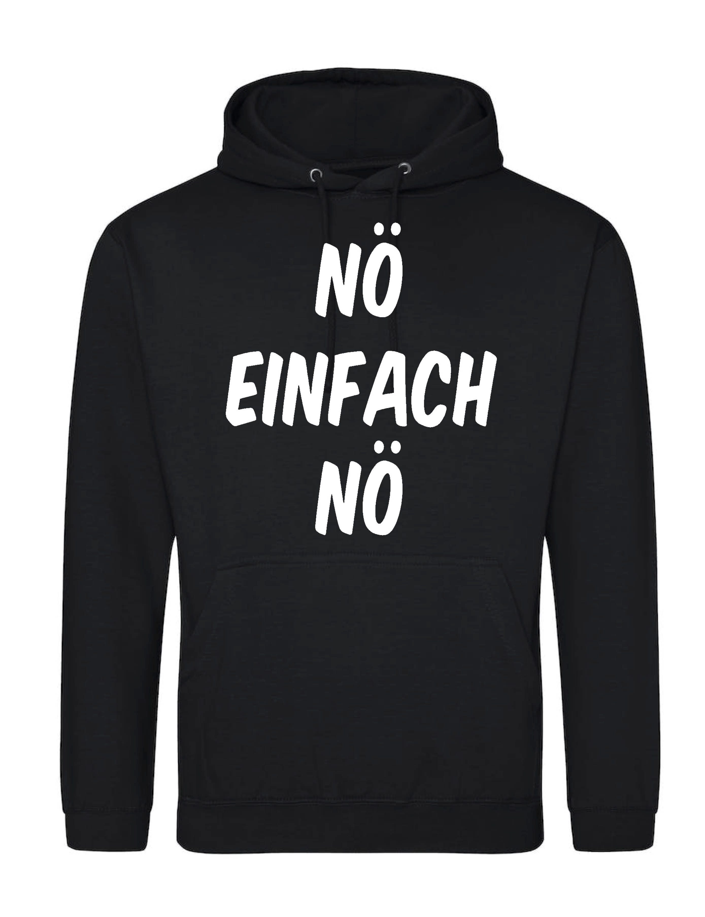 Youth Designz Kapuzenpullover Nö Einfach Nö Herren Hoodie Fun-Print Pullove günstig online kaufen