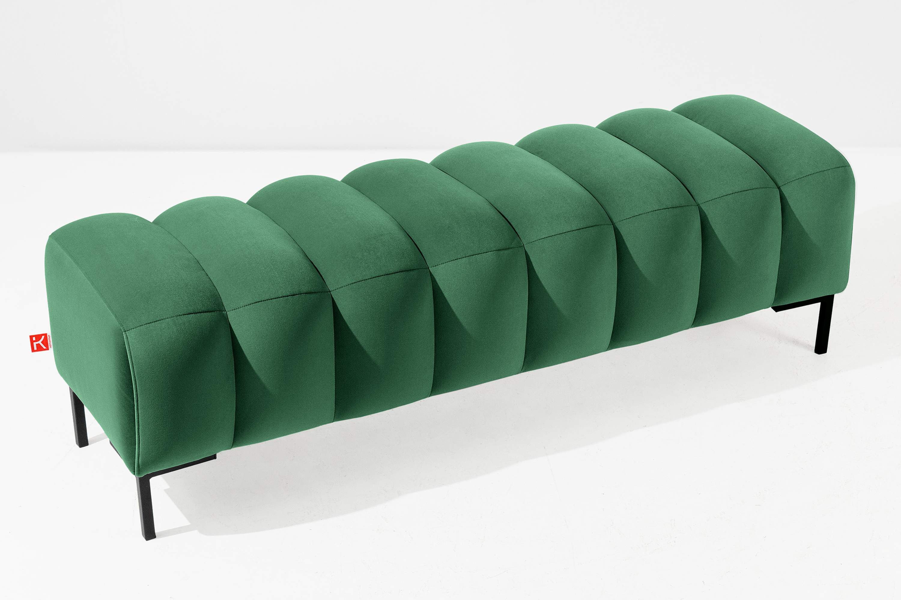 KONSIMO® Polsterbank Bettbank PECCO, Metallbeinen, hergestellt günstig online kaufen