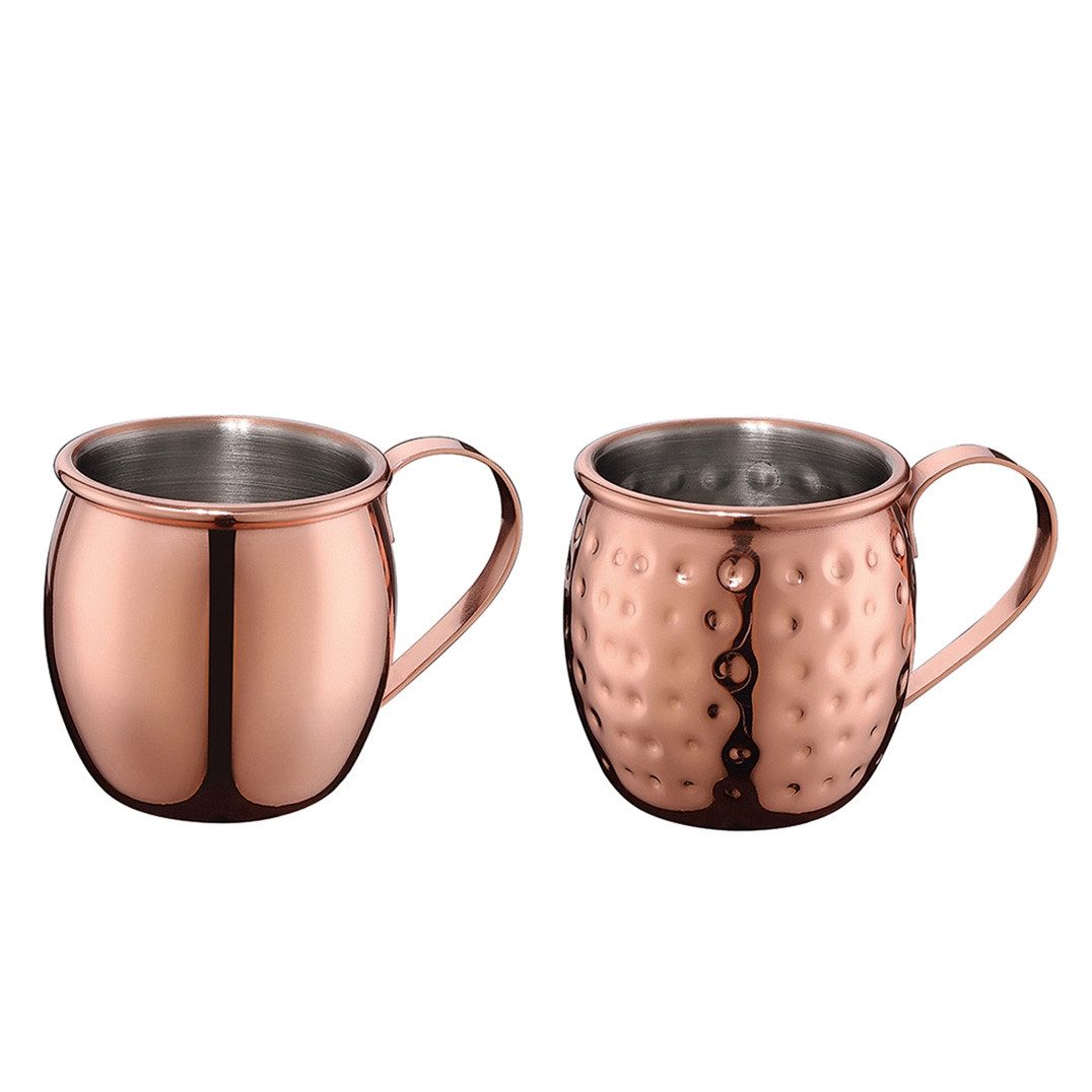 Cilio Schnapsglas Shotbecher 1 Stück MOSCOW MULE, 1-tlg., Edelstahl, Schnapsbecher Kupferbecher