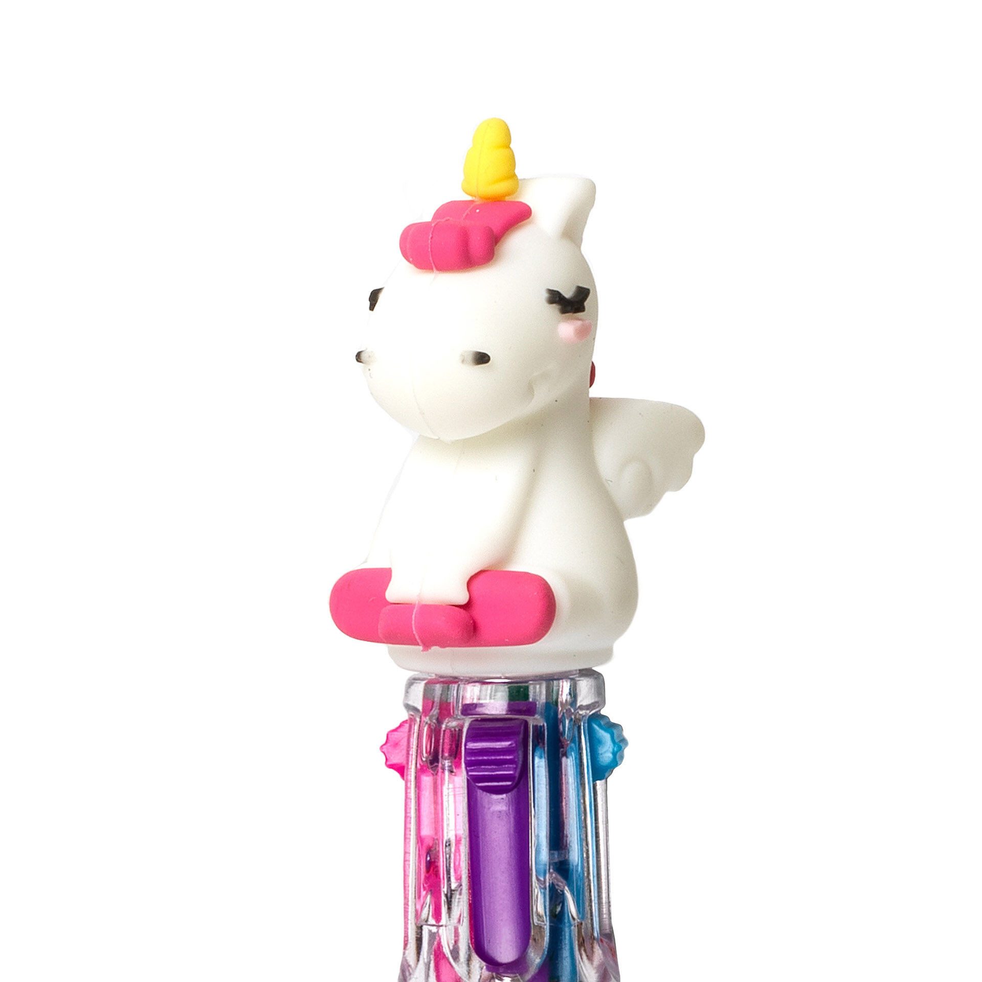 Legami Kugelschreiber LEGAMI Mini Kugelschreiber mit 4 Farben Mini Magic Rainbow UNICORN