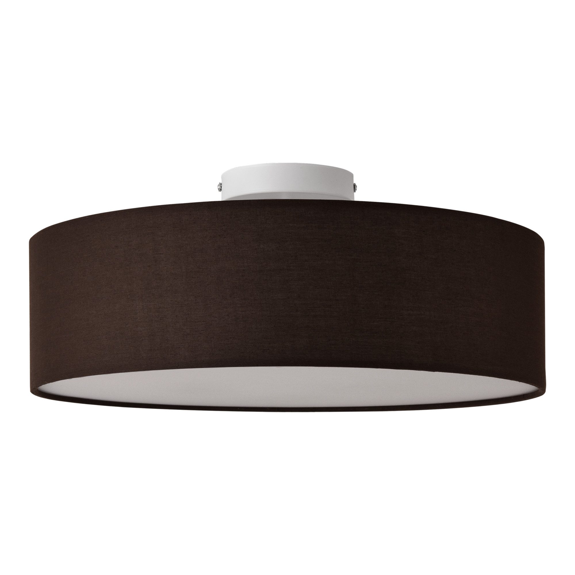 lux.pro Deckenleuchte, ohne Leuchtmittel, »Omaha« Deckenlampe 3 flammig braun