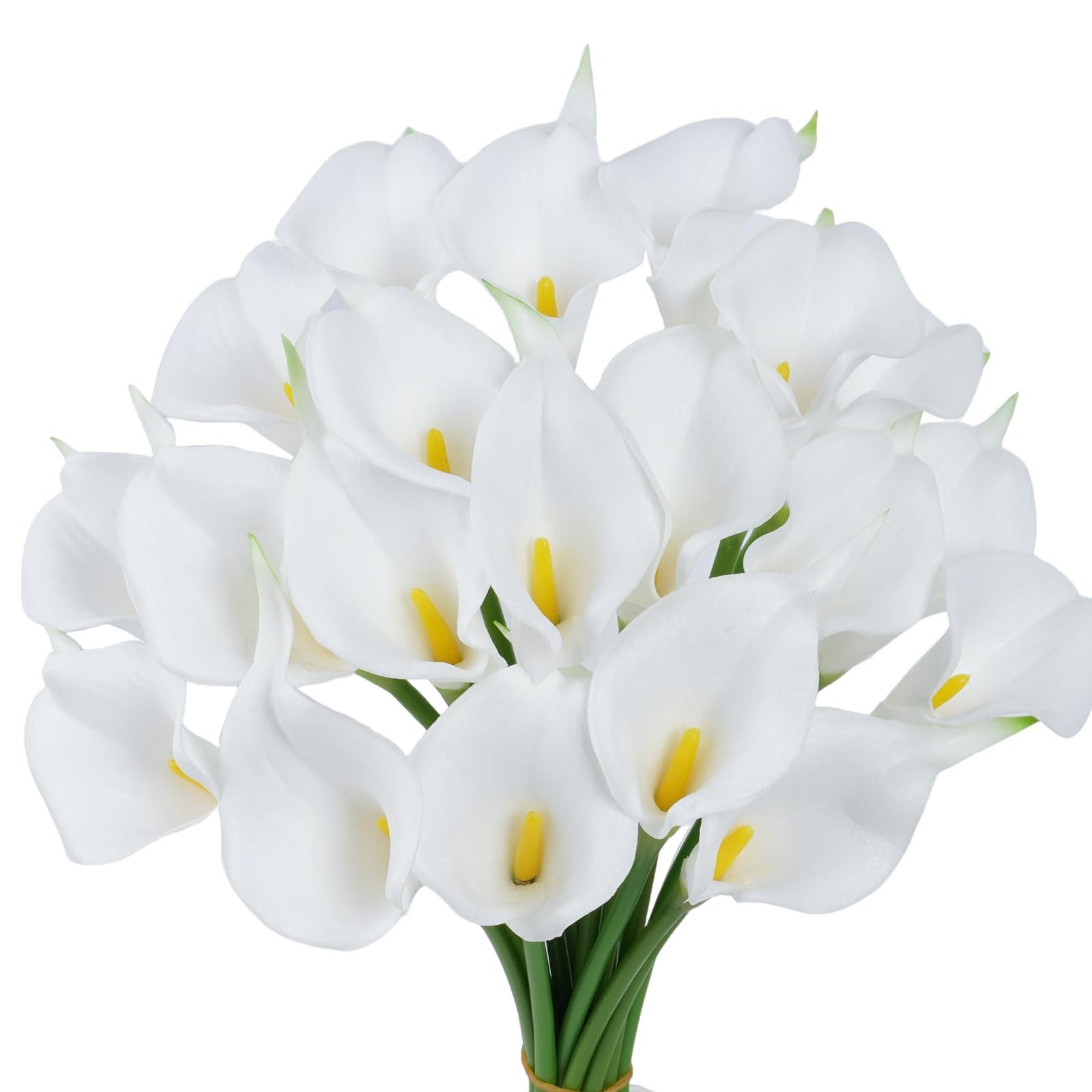 Kunstblume 20 Stück Künstliche Calla-Lilien, Realistische Kunstblumen, FOUORTUNATE-BEE, Künstlicher Blumenstrauß für Hochzeit, Party und …