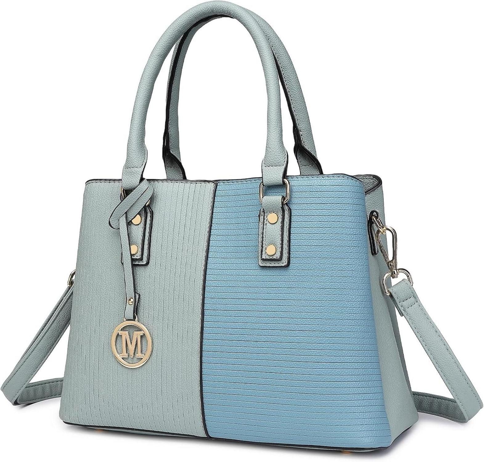 Henkeltasche Damen Handtasche Schultertasche Henkeltasche PU Leder Vintage