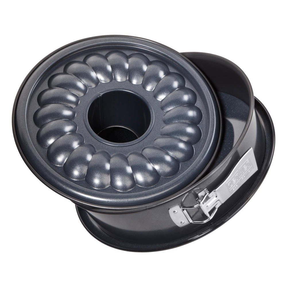 Zenker Springform Deluxe mit Flach- und Rohrboden 26 cm