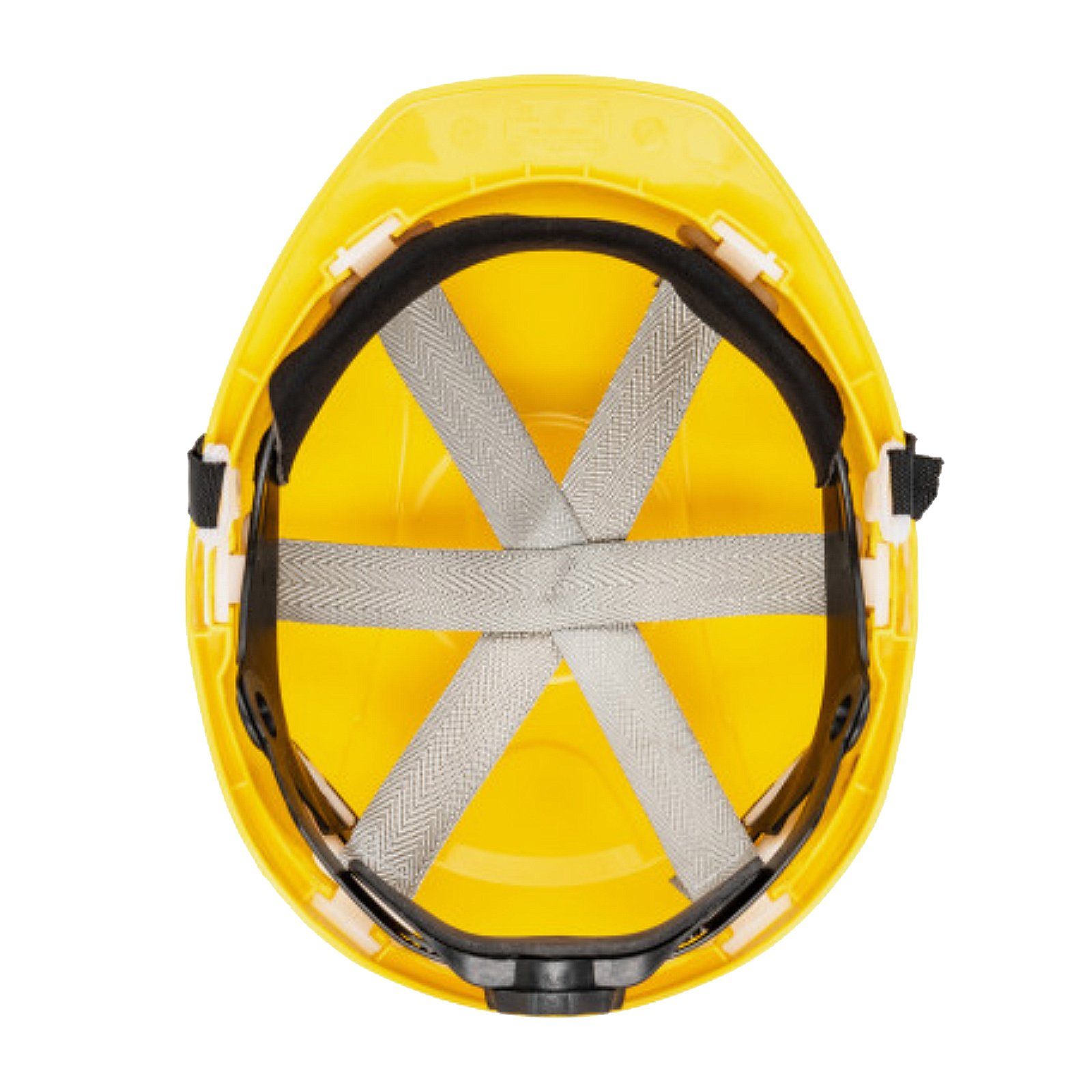 5 6-Punkt-Gurtband - Arbeitshelm Drehradsystem gelb mit GUARD (Art.22-950), und Drehradsystem Sicherheitshelm