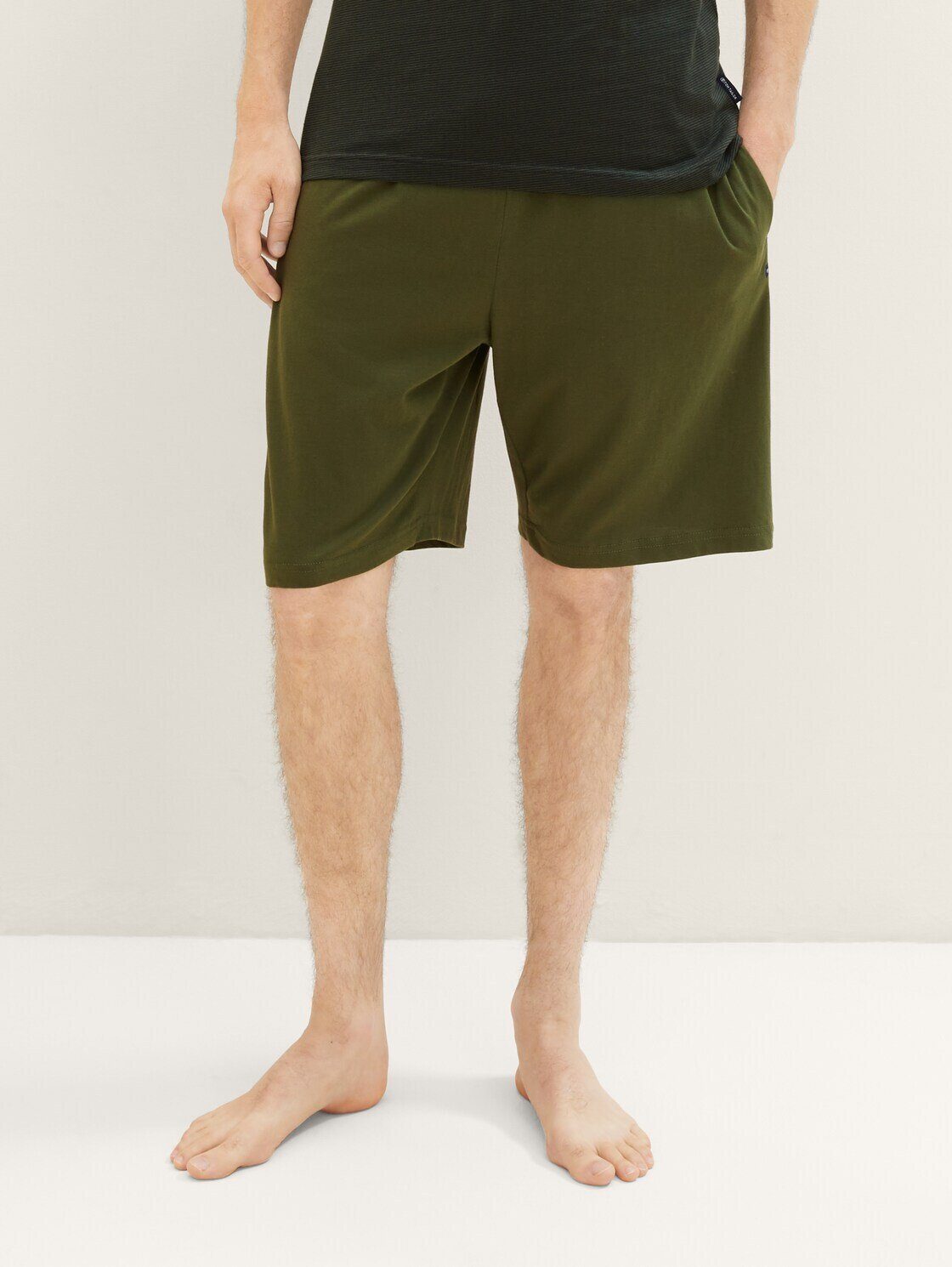 TOM TAILOR Schlafhose Pyjama Shorts aus Jersey